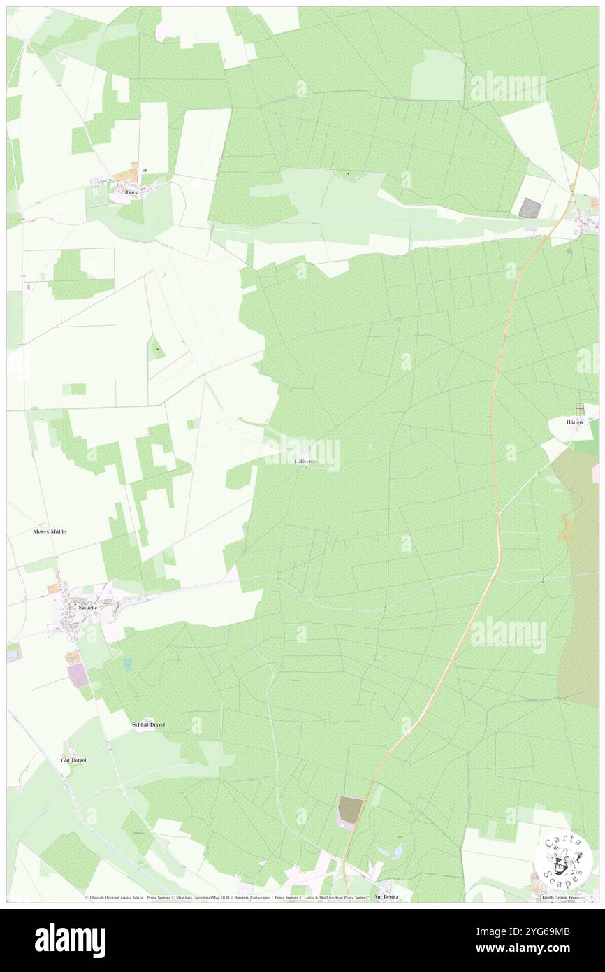 Luebberitz, DE, Germania, Sassonia-Anhalt, N 52 21' 3'', N 11 25' 8'', mappa, Cartascapes Mappa pubblicata nel 2024. Esplora Cartascapes, una mappa che rivela i diversi paesaggi, culture ed ecosistemi della Terra. Viaggia attraverso il tempo e lo spazio, scoprendo l'interconnessione del passato, del presente e del futuro del nostro pianeta. Foto Stock