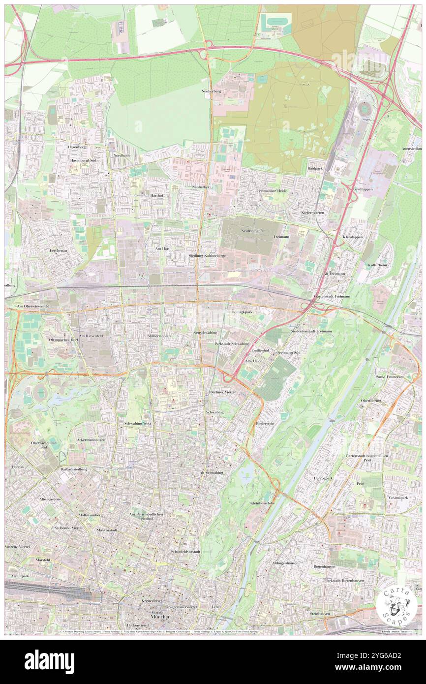 Star Inn Hotel Muenchen, alta Baviera, DE, Germania, Baviera, N 48 11' 5'', N 11 35' 17'', MAP, Cartascapes Map pubblicata nel 2024. Esplora Cartascapes, una mappa che rivela i diversi paesaggi, culture ed ecosistemi della Terra. Viaggia attraverso il tempo e lo spazio, scoprendo l'interconnessione del passato, del presente e del futuro del nostro pianeta. Foto Stock