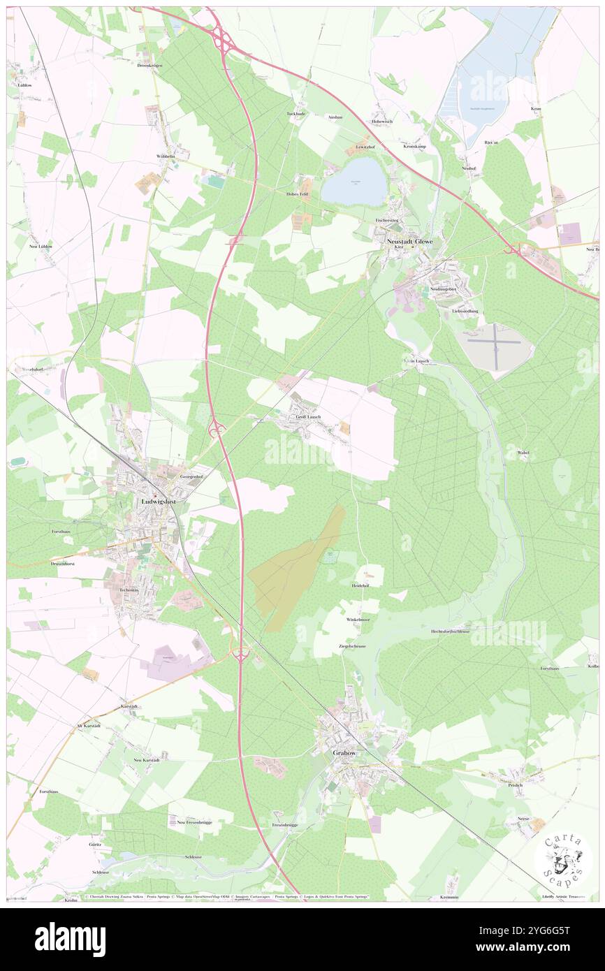 Gross Laasch, DE, Germania, Meclemburgo-Vorpommern, N 53 21' 0''', N 11 33' 0''', mappa, Cartascapes Mappa pubblicata nel 2024. Esplora Cartascapes, una mappa che rivela i diversi paesaggi, culture ed ecosistemi della Terra. Viaggia attraverso il tempo e lo spazio, scoprendo l'interconnessione del passato, del presente e del futuro del nostro pianeta. Foto Stock