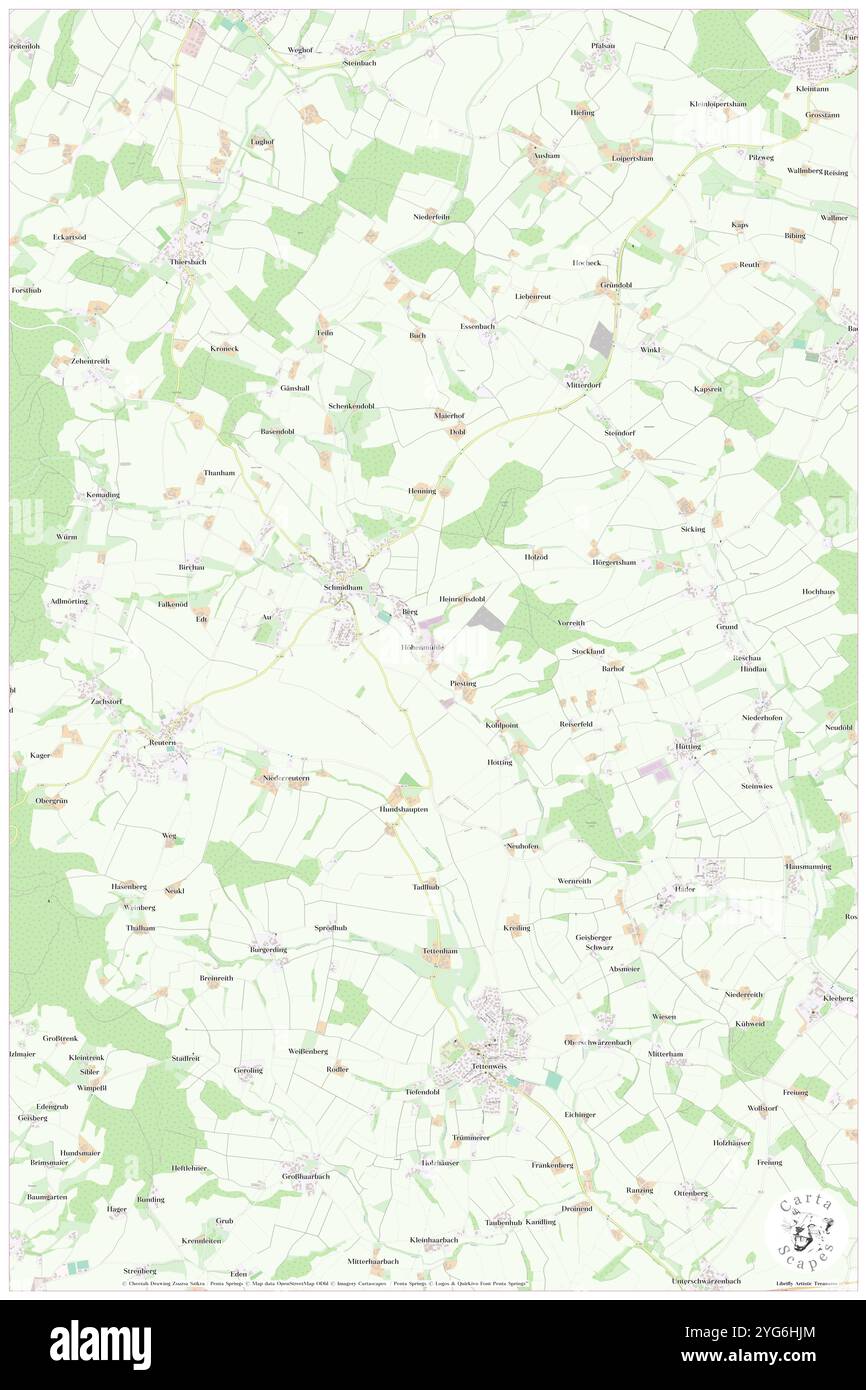 Hohenmuhle, bassa Baviera, DE, Germania, Baviera, N 48 28' 29'', N 13 15' 49'', MAP, Cartascapes Map pubblicata nel 2024. Esplora Cartascapes, una mappa che rivela i diversi paesaggi, culture ed ecosistemi della Terra. Viaggia attraverso il tempo e lo spazio, scoprendo l'interconnessione del passato, del presente e del futuro del nostro pianeta. Foto Stock