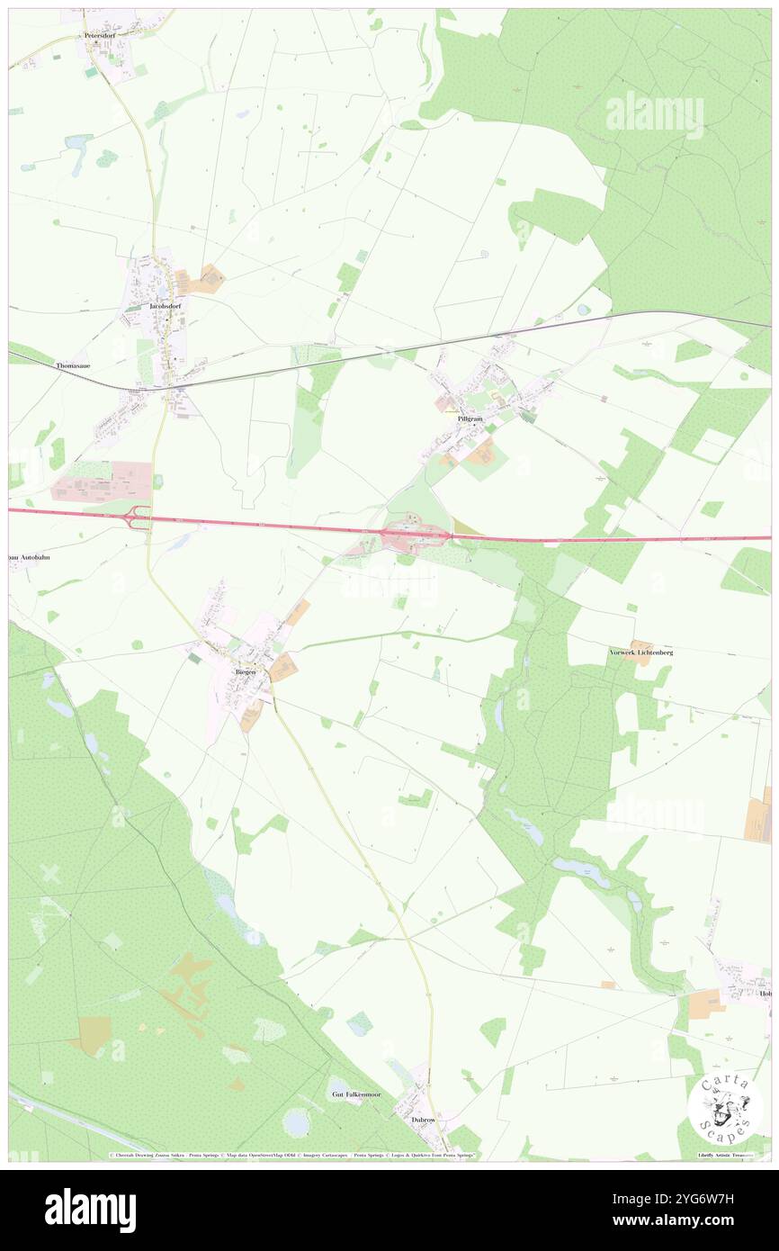 Laeuseberg, DE, Germania, Brandeburgo, N 52 19' 0'', N 14 22' 59'', mappa, Cartascapes Mappa pubblicata nel 2024. Esplora Cartascapes, una mappa che rivela i diversi paesaggi, culture ed ecosistemi della Terra. Viaggia attraverso il tempo e lo spazio, scoprendo l'interconnessione del passato, del presente e del futuro del nostro pianeta. Foto Stock