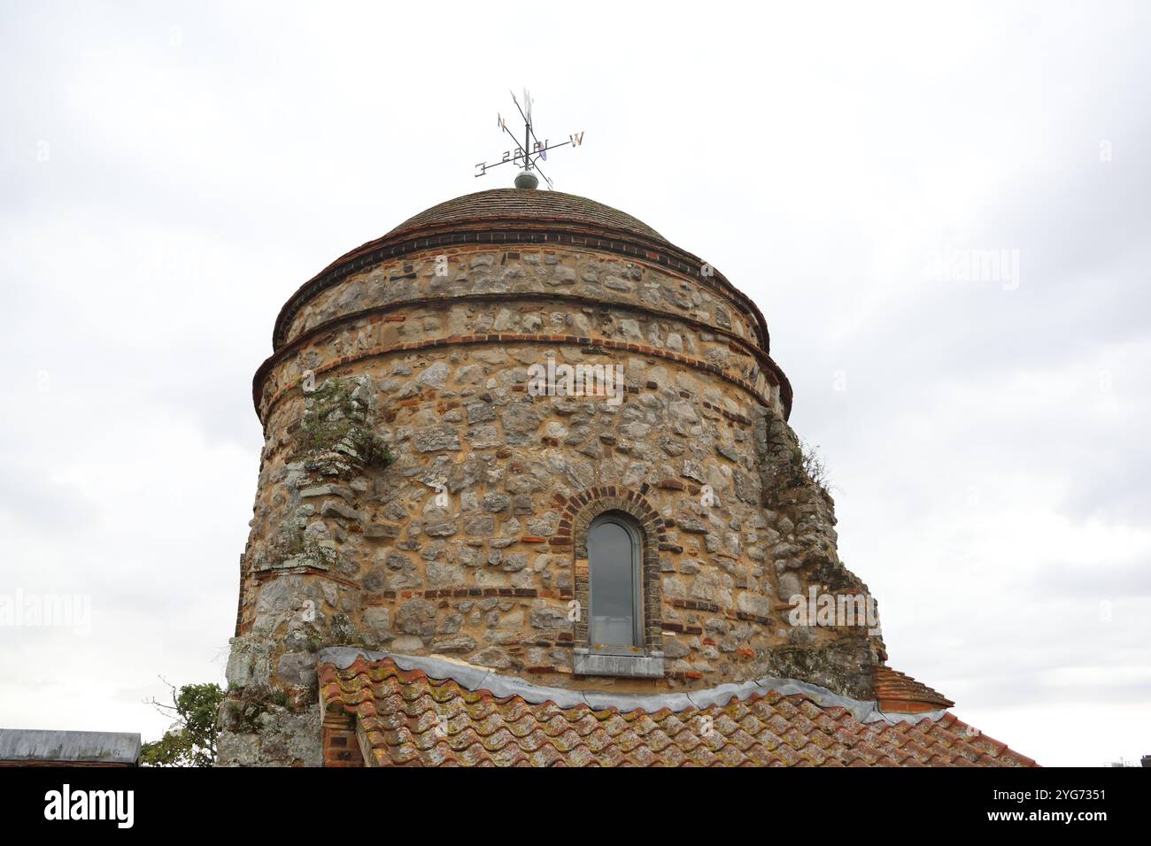 La torre sud-ovest del castello di Colchester Foto Stock