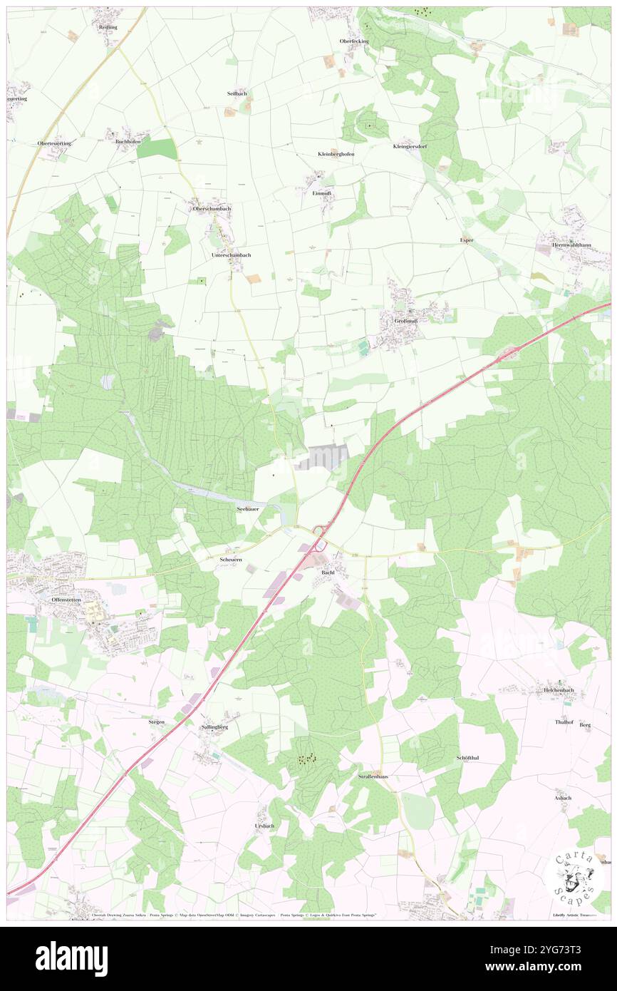 Stocka, bassa Baviera, DE, Germania, Baviera, N 48 49' 16'', N 11 56' 32'', MAP, Cartascapes Map pubblicata nel 2024. Esplora Cartascapes, una mappa che rivela i diversi paesaggi, culture ed ecosistemi della Terra. Viaggia attraverso il tempo e lo spazio, scoprendo l'interconnessione del passato, del presente e del futuro del nostro pianeta. Foto Stock