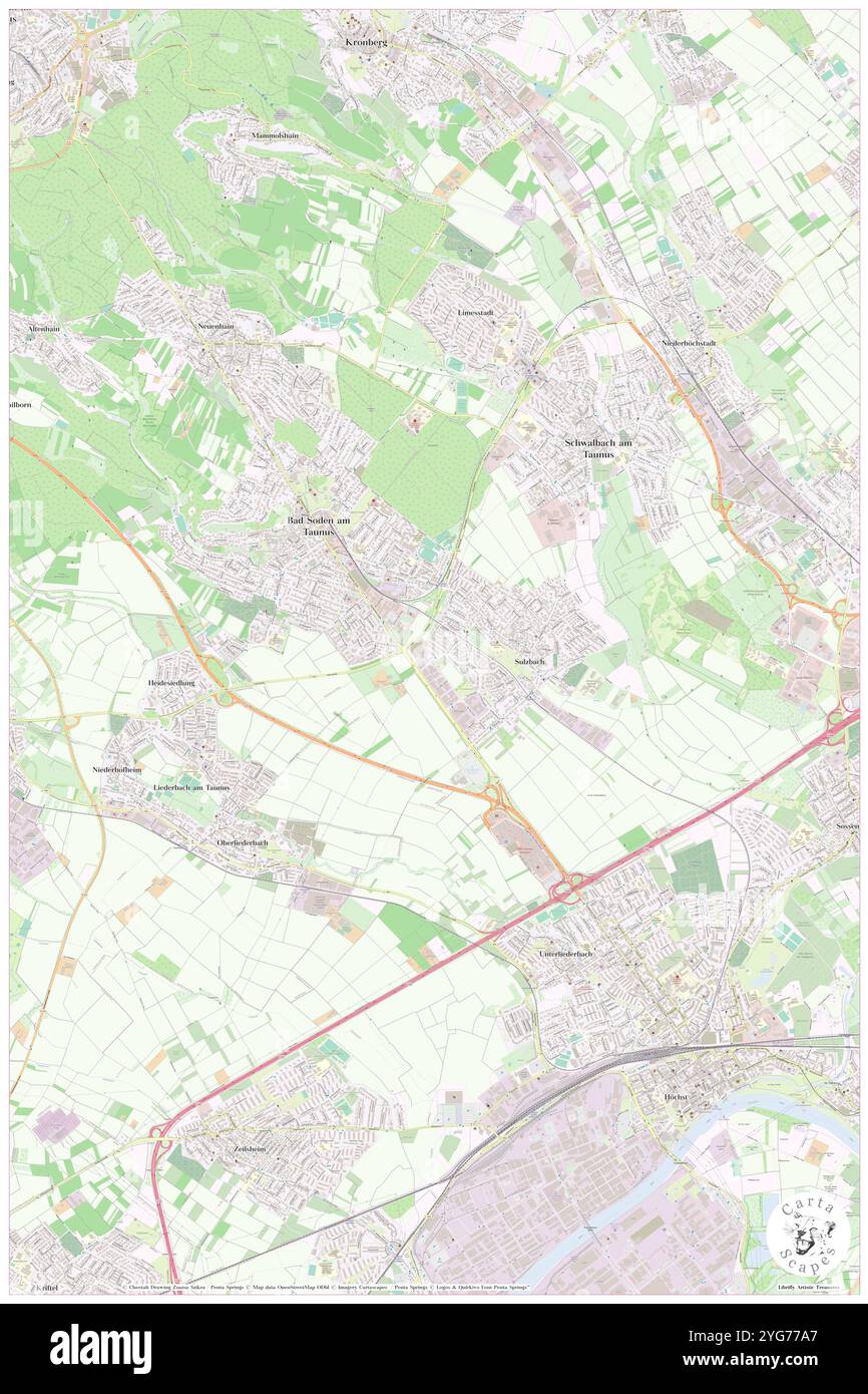 Kronthal, Regierungsbezirk Darmstadt, DE, Germania, Assia, N 50 7' 59'', N 8 31' 0'', MAP, Cartascapes Map pubblicata nel 2024. Esplora Cartascapes, una mappa che rivela i diversi paesaggi, culture ed ecosistemi della Terra. Viaggia attraverso il tempo e lo spazio, scoprendo l'interconnessione del passato, del presente e del futuro del nostro pianeta. Foto Stock