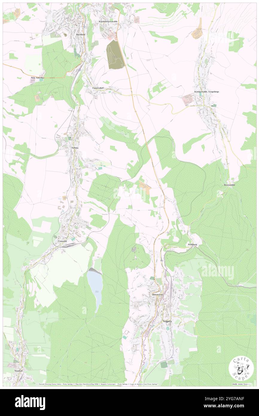 Rothensehma, DE, Germania, Sassonia, N 50 31' 27'', N 13 1' 1''', mappa, Cartascapes Mappa pubblicata nel 2024. Esplora Cartascapes, una mappa che rivela i diversi paesaggi, culture ed ecosistemi della Terra. Viaggia attraverso il tempo e lo spazio, scoprendo l'interconnessione del passato, del presente e del futuro del nostro pianeta. Foto Stock