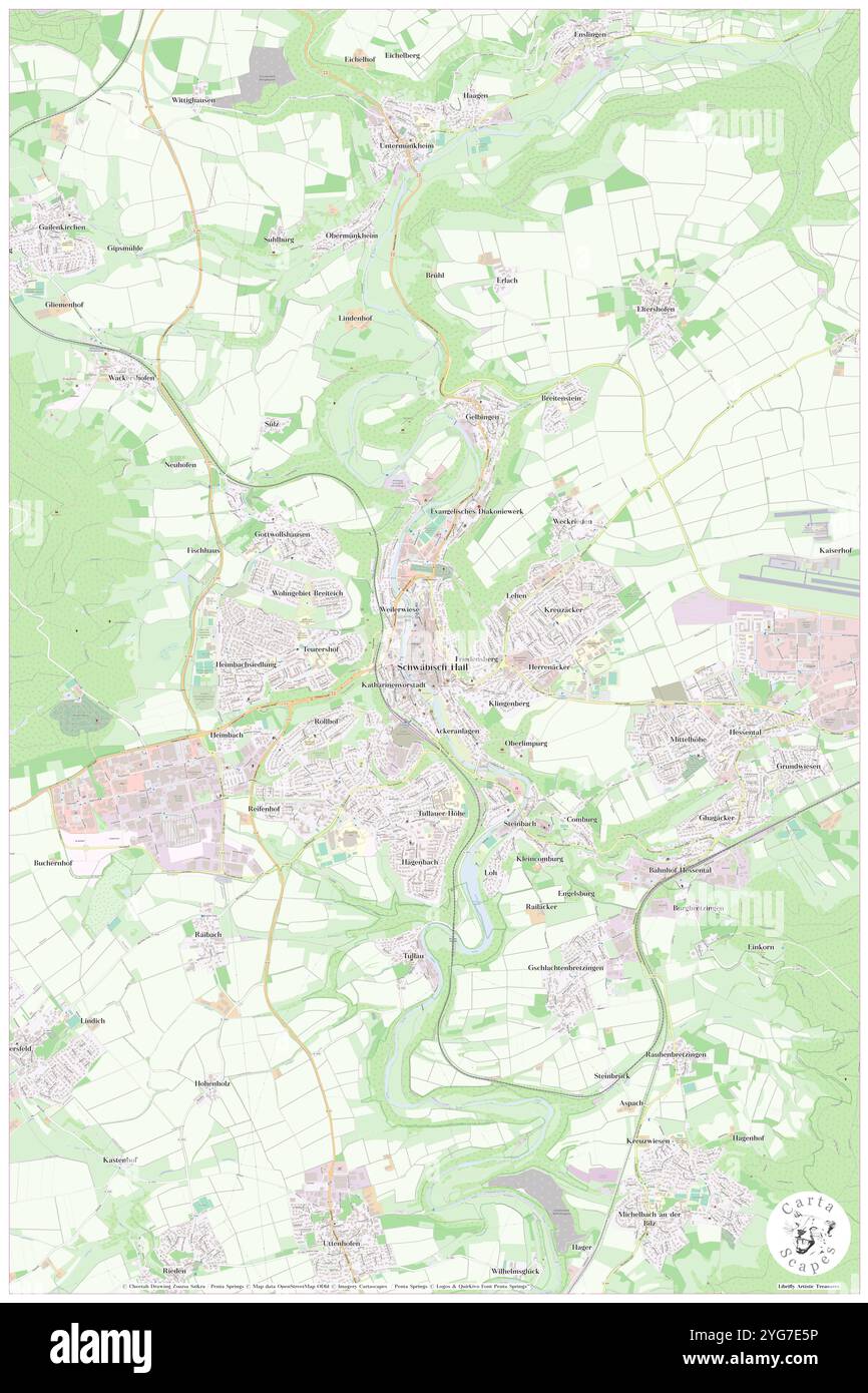 Malefiz Tower, Regierungsbezirk Stuttgart, DE, Germania, Baden-Wurttemberg, N 49 6' 48'', N 9 44' 13'', MAP, Cartascapes Map pubblicata nel 2024. Esplora Cartascapes, una mappa che rivela i diversi paesaggi, culture ed ecosistemi della Terra. Viaggia attraverso il tempo e lo spazio, scoprendo l'interconnessione del passato, del presente e del futuro del nostro pianeta. Foto Stock