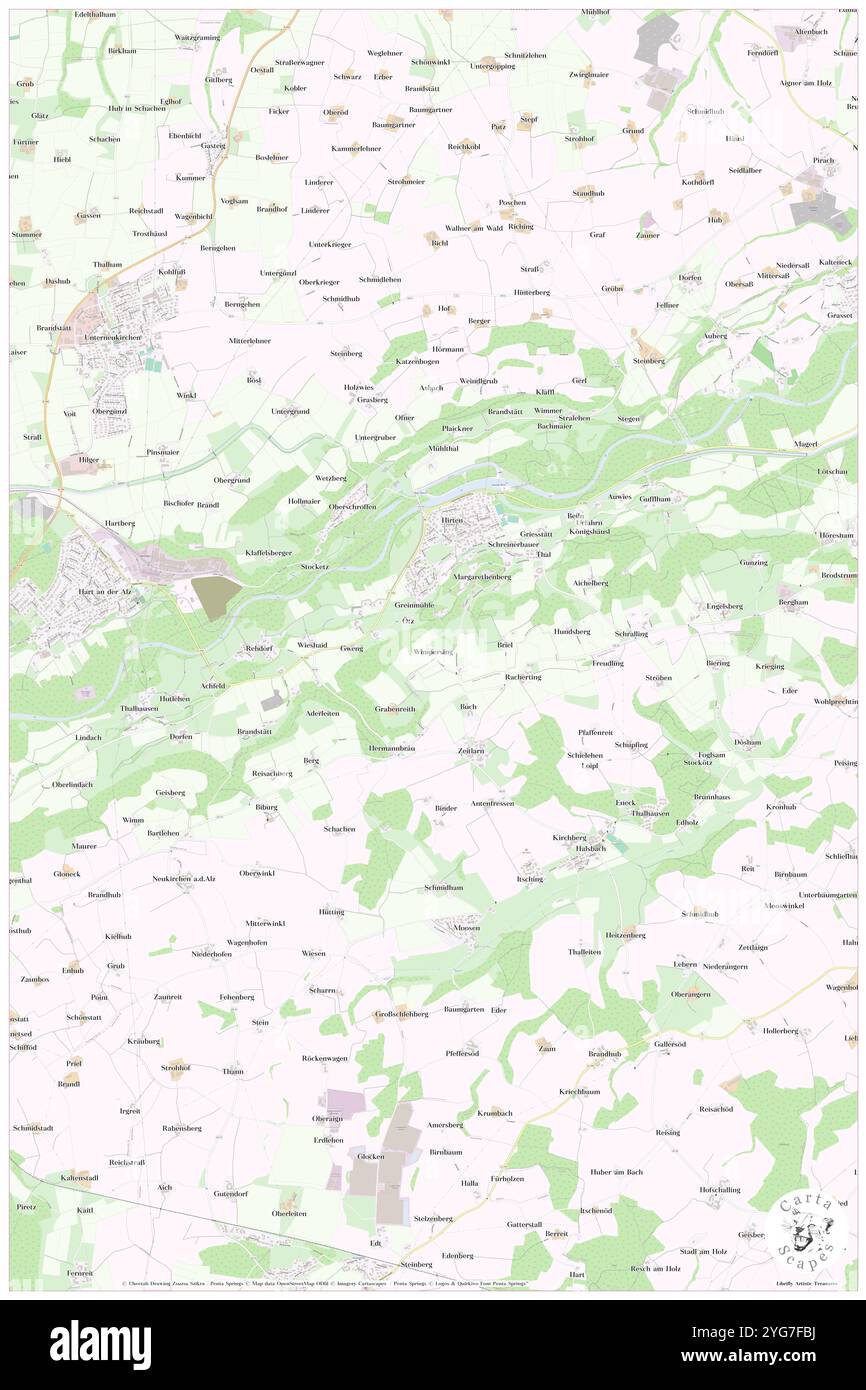 Wimpersing, alta Baviera, DE, Germania, Baviera, N 48 8' 27'', N 12 39' 24''', MAP, Cartascapes Map pubblicata nel 2024. Esplora Cartascapes, una mappa che rivela i diversi paesaggi, culture ed ecosistemi della Terra. Viaggia attraverso il tempo e lo spazio, scoprendo l'interconnessione del passato, del presente e del futuro del nostro pianeta. Foto Stock