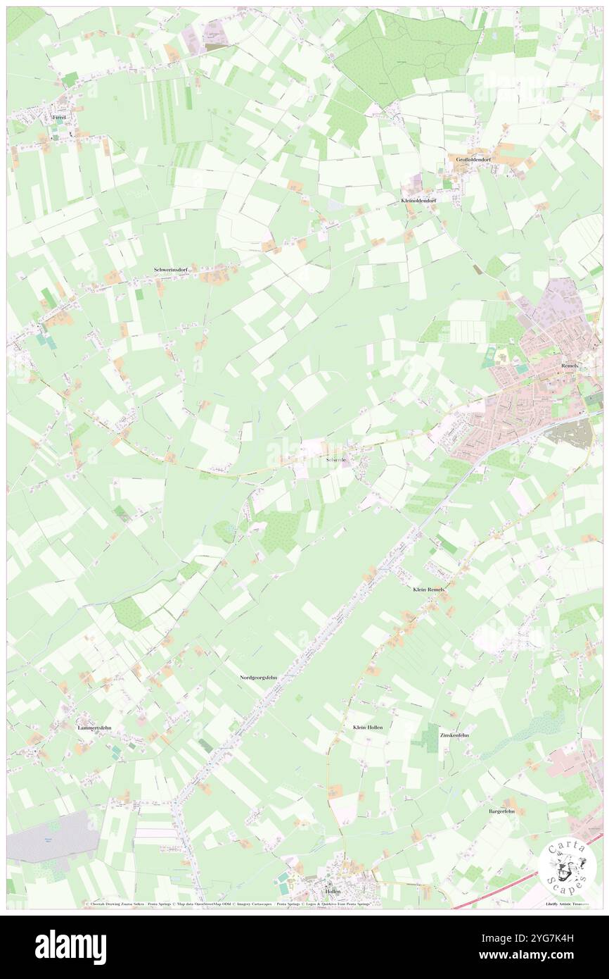 Selverde, DE, Germania, bassa Sassonia, N 53 17' 47'', N 7 42' 15'', mappa, Cartascapes Mappa pubblicata nel 2024. Esplora Cartascapes, una mappa che rivela i diversi paesaggi, culture ed ecosistemi della Terra. Viaggia attraverso il tempo e lo spazio, scoprendo l'interconnessione del passato, del presente e del futuro del nostro pianeta. Foto Stock