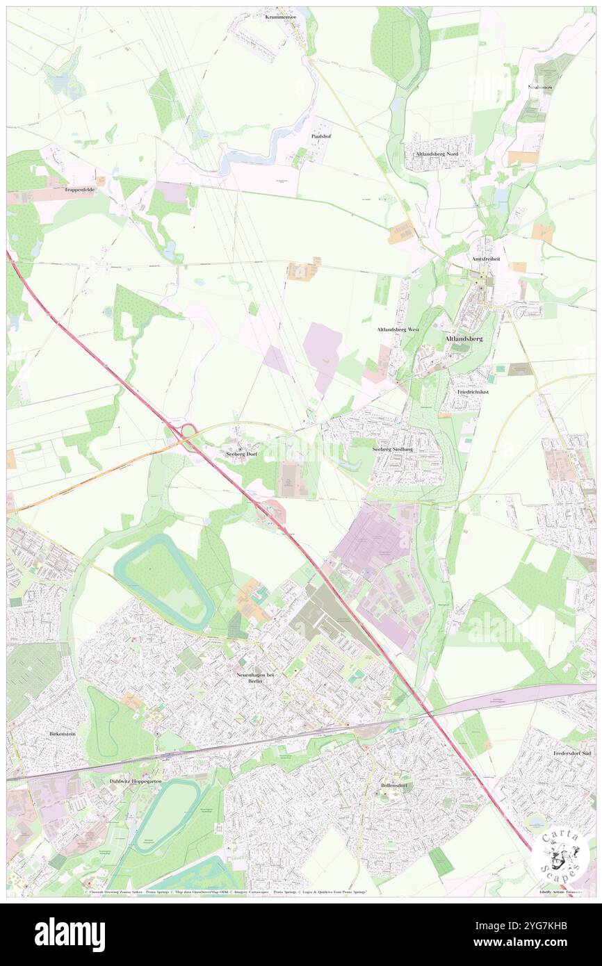 Seeberg, DE, Germania, Brandeburgo, N 53 25' 0'', N 14 1' 59'', mappa, Cartascapes Mappa pubblicata nel 2024. Esplora Cartascapes, una mappa che rivela i diversi paesaggi, culture ed ecosistemi della Terra. Viaggia attraverso il tempo e lo spazio, scoprendo l'interconnessione del passato, del presente e del futuro del nostro pianeta. Foto Stock