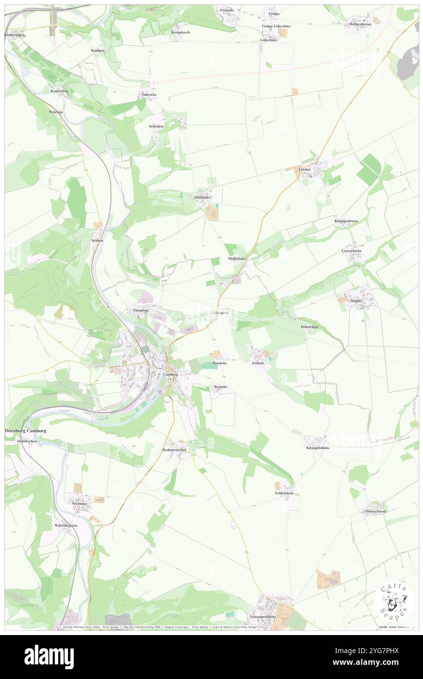 Schinditz, DE, Germania, Turingia, N 51 3' 42'', N 11 43' 16'', mappa, Cartascapes Mappa pubblicata nel 2024. Esplora Cartascapes, una mappa che rivela i diversi paesaggi, culture ed ecosistemi della Terra. Viaggia attraverso il tempo e lo spazio, scoprendo l'interconnessione del passato, del presente e del futuro del nostro pianeta. Foto Stock