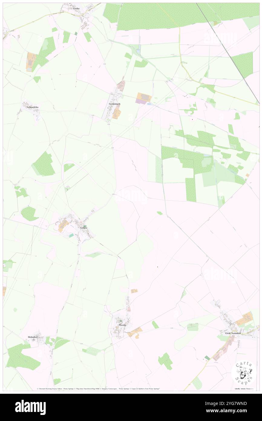 Lebien, DE, Germania, Sassonia-Anhalt, N 51 43' 15'', N 12 56' 12'', mappa, Cartascapes Mappa pubblicata nel 2024. Esplora Cartascapes, una mappa che rivela i diversi paesaggi, culture ed ecosistemi della Terra. Viaggia attraverso il tempo e lo spazio, scoprendo l'interconnessione del passato, del presente e del futuro del nostro pianeta. Foto Stock