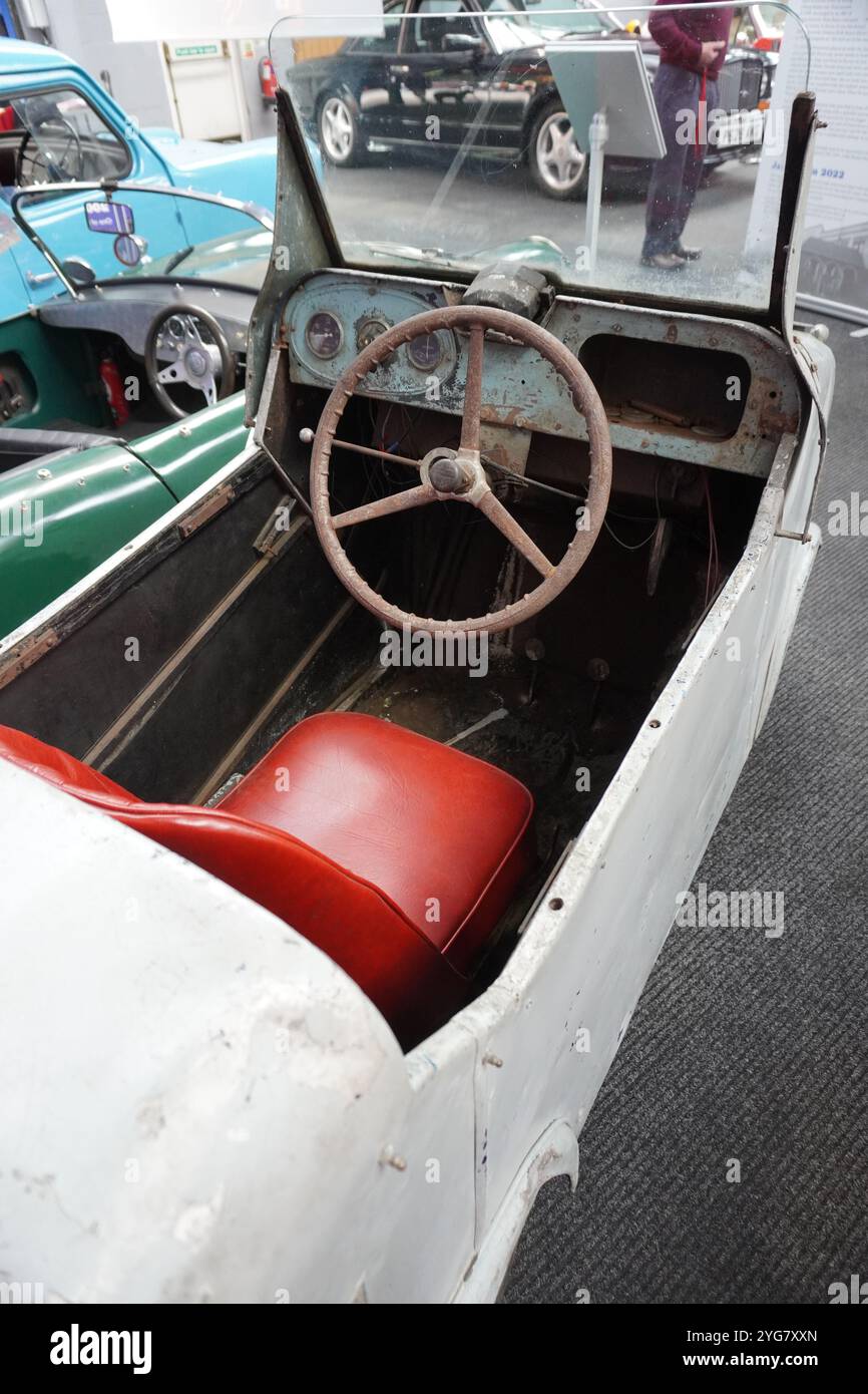 Micro Car presso un British Motor Museum Foto Stock