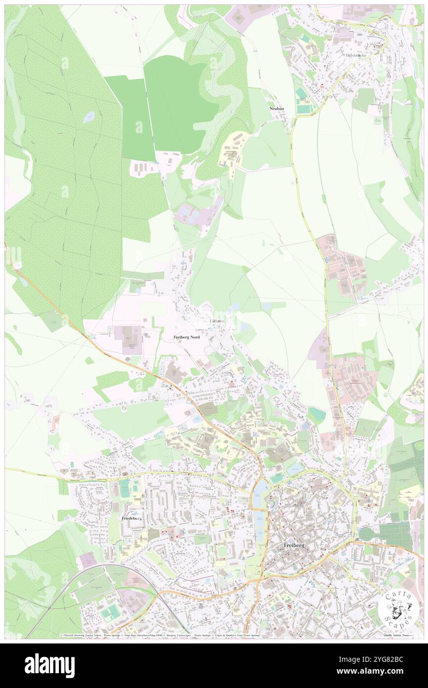 Lossnitz, DE, Germania, Turingia, N 50 51' 55'', N 11 25' 38'', mappa, Cartascapes Mappa pubblicata nel 2024. Esplora Cartascapes, una mappa che rivela i diversi paesaggi, culture ed ecosistemi della Terra. Viaggia attraverso il tempo e lo spazio, scoprendo l'interconnessione del passato, del presente e del futuro del nostro pianeta. Foto Stock