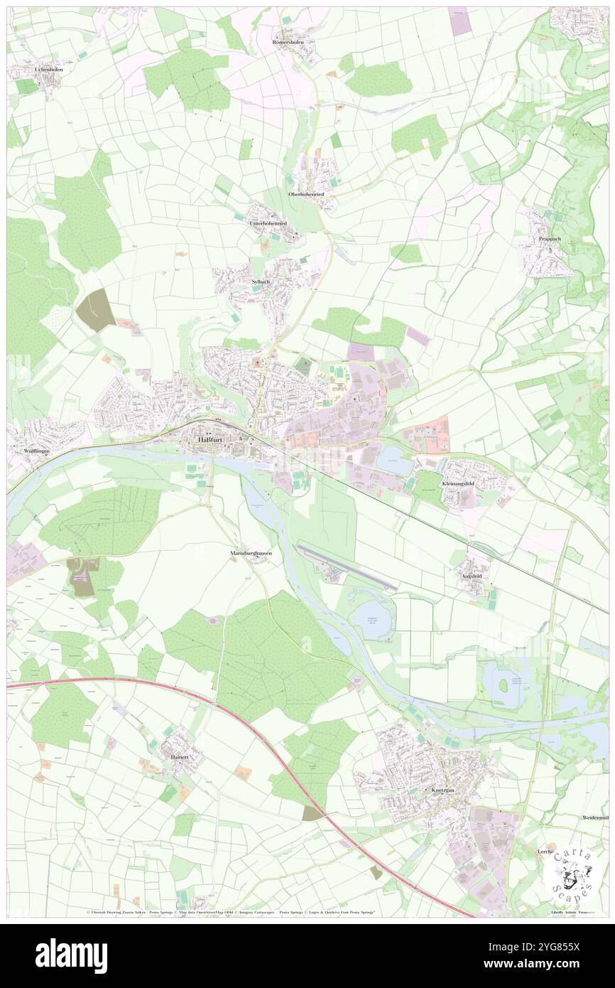 Sterzelbach, DE, Germania, Baviera, N 50 1' 46'', N 10 31' 22'', mappa, Cartascapes Mappa pubblicata nel 2024. Esplora Cartascapes, una mappa che rivela i diversi paesaggi, culture ed ecosistemi della Terra. Viaggia attraverso il tempo e lo spazio, scoprendo l'interconnessione del passato, del presente e del futuro del nostro pianeta. Foto Stock