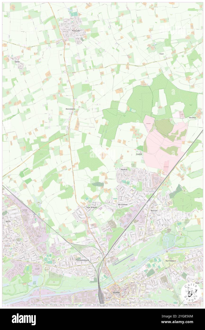 Dasbeck, Regierungsbezirk Arnsberg, DE, Germania, Renania settentrionale-Vestfalia, N 51 43' 23'', N 7 48' 29'', MAP, Cartascapes Map pubblicata nel 2024. Esplora Cartascapes, una mappa che rivela i diversi paesaggi, culture ed ecosistemi della Terra. Viaggia attraverso il tempo e lo spazio, scoprendo l'interconnessione del passato, del presente e del futuro del nostro pianeta. Foto Stock