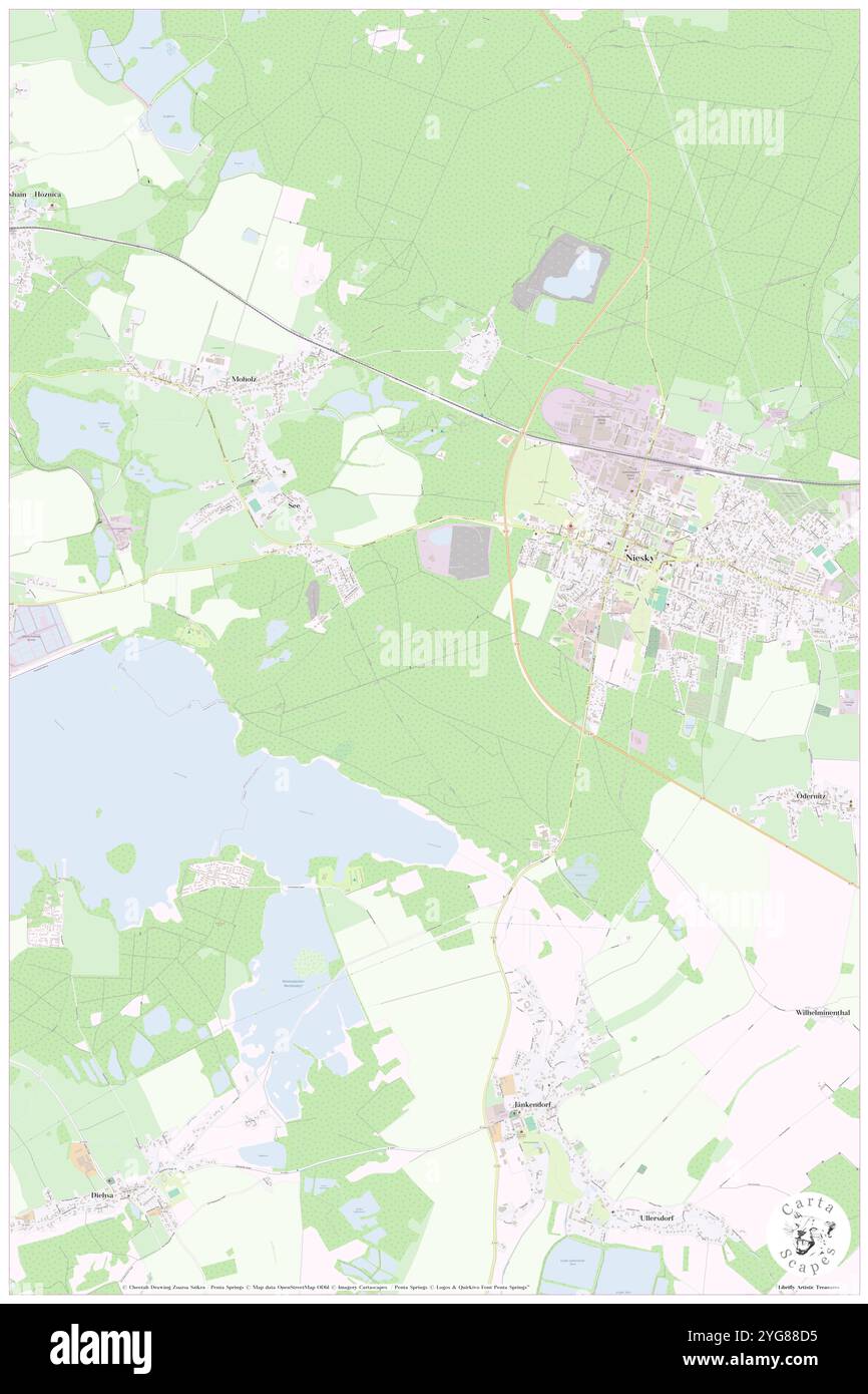 Wolfsberg, DE, Germania, Sassonia, N 51 17' 6'', N 14 48' 2'', mappa, Cartascapes Mappa pubblicata nel 2024. Esplora Cartascapes, una mappa che rivela i diversi paesaggi, culture ed ecosistemi della Terra. Viaggia attraverso il tempo e lo spazio, scoprendo l'interconnessione del passato, del presente e del futuro del nostro pianeta. Foto Stock