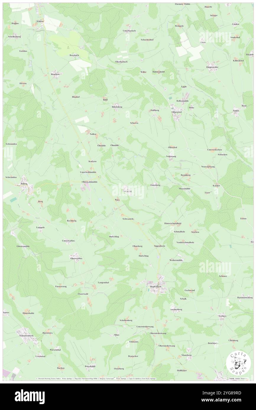 Gunzegg, Svevia, Germania, Baviera, N 47 52' 45'', N 10 20' 33'', MAP, Cartascapes Map pubblicata nel 2024. Esplora Cartascapes, una mappa che rivela i diversi paesaggi, culture ed ecosistemi della Terra. Viaggia attraverso il tempo e lo spazio, scoprendo l'interconnessione del passato, del presente e del futuro del nostro pianeta. Foto Stock