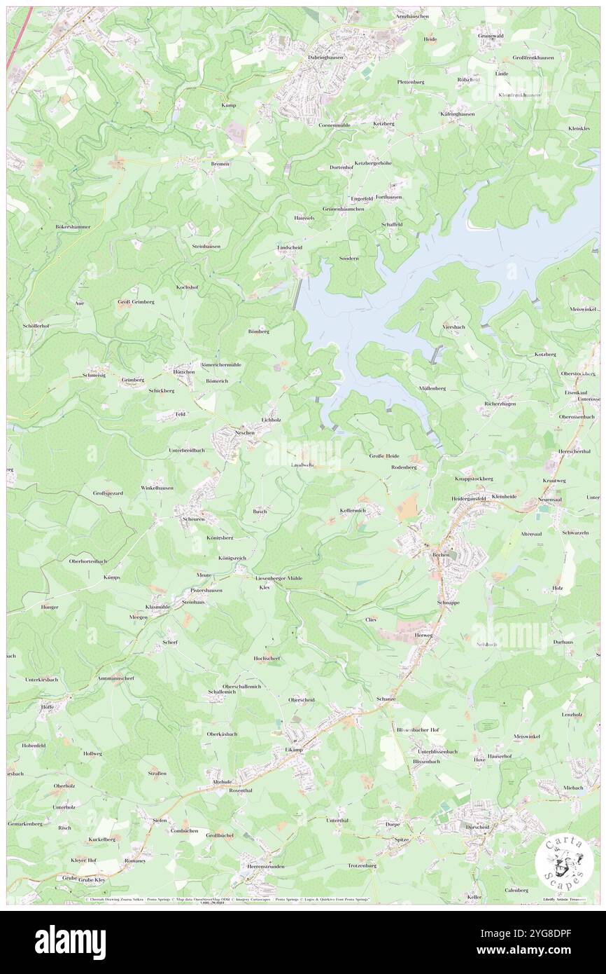 Landwehr, Regierungsbezirk Köln, DE, Germania, Renania settentrionale-Vestfalia, N 51 3' 1''', N 7 11' 13'', MAP, Cartascapes Map pubblicata nel 2024. Esplora Cartascapes, una mappa che rivela i diversi paesaggi, culture ed ecosistemi della Terra. Viaggia attraverso il tempo e lo spazio, scoprendo l'interconnessione del passato, del presente e del futuro del nostro pianeta. Foto Stock