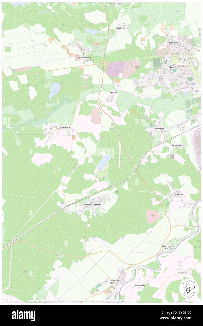 Seehof, DE, Germania, Brandeburgo, N 51 55' 34'', N 14 38' 42'', mappa, Cartascapes Mappa pubblicata nel 2024. Esplora Cartascapes, una mappa che rivela i diversi paesaggi, culture ed ecosistemi della Terra. Viaggia attraverso il tempo e lo spazio, scoprendo l'interconnessione del passato, del presente e del futuro del nostro pianeta. Foto Stock