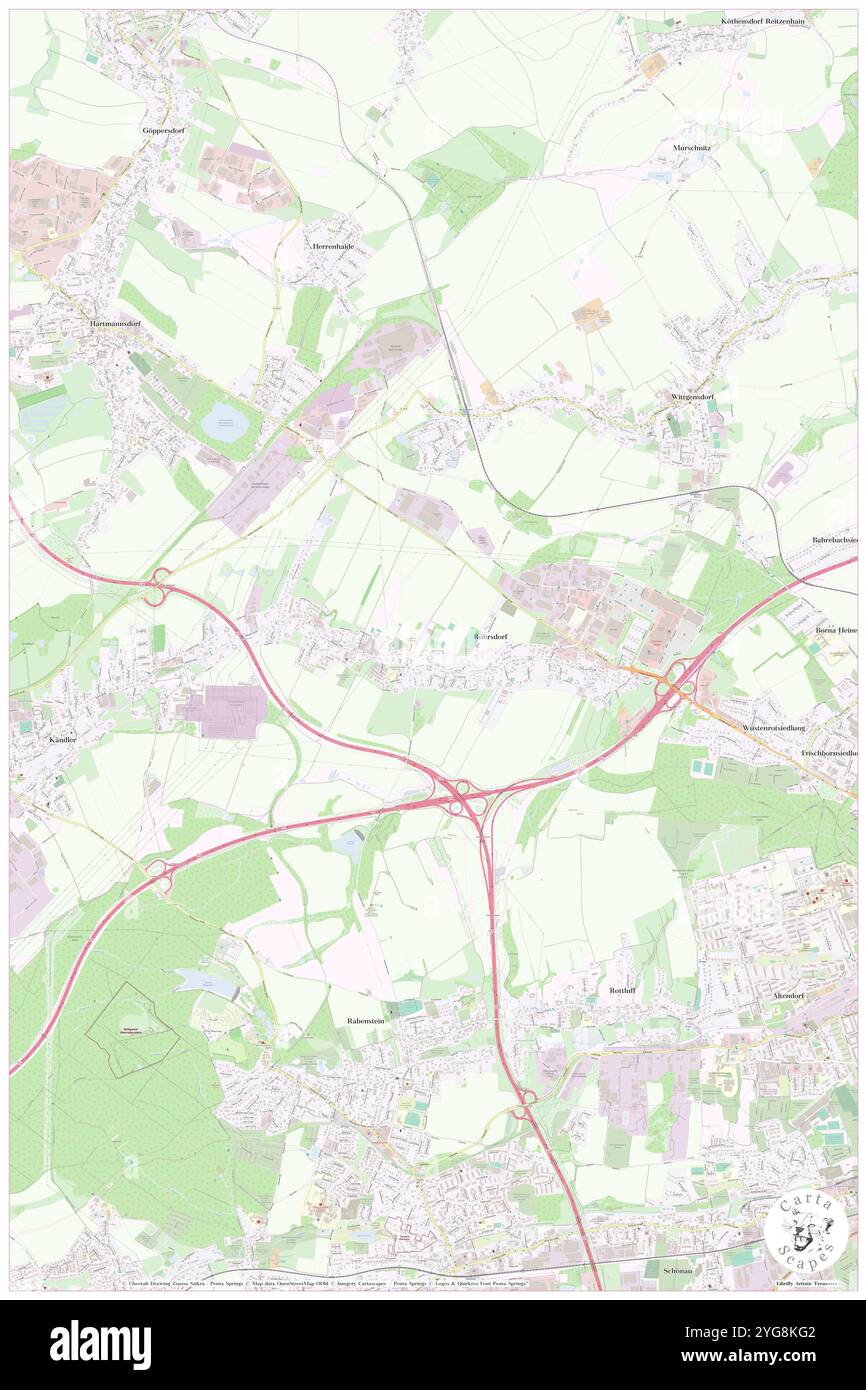 Roehrsdorf, DE, Germania, Sassonia, N 51 5' 44'', N 13 31' 18'', mappa, Cartascapes Mappa pubblicata nel 2024. Esplora Cartascapes, una mappa che rivela i diversi paesaggi, culture ed ecosistemi della Terra. Viaggia attraverso il tempo e lo spazio, scoprendo l'interconnessione del passato, del presente e del futuro del nostro pianeta. Foto Stock