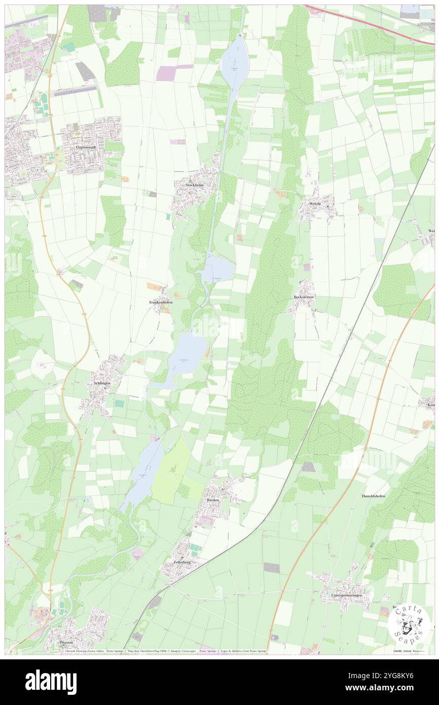 Beckstettner Moos, DE, Germania, Baviera, N 47 58' 43'', N 10 38' 55'', mappa, Cartascapes Mappa pubblicata nel 2024. Esplora Cartascapes, una mappa che rivela i diversi paesaggi, culture ed ecosistemi della Terra. Viaggia attraverso il tempo e lo spazio, scoprendo l'interconnessione del passato, del presente e del futuro del nostro pianeta. Foto Stock