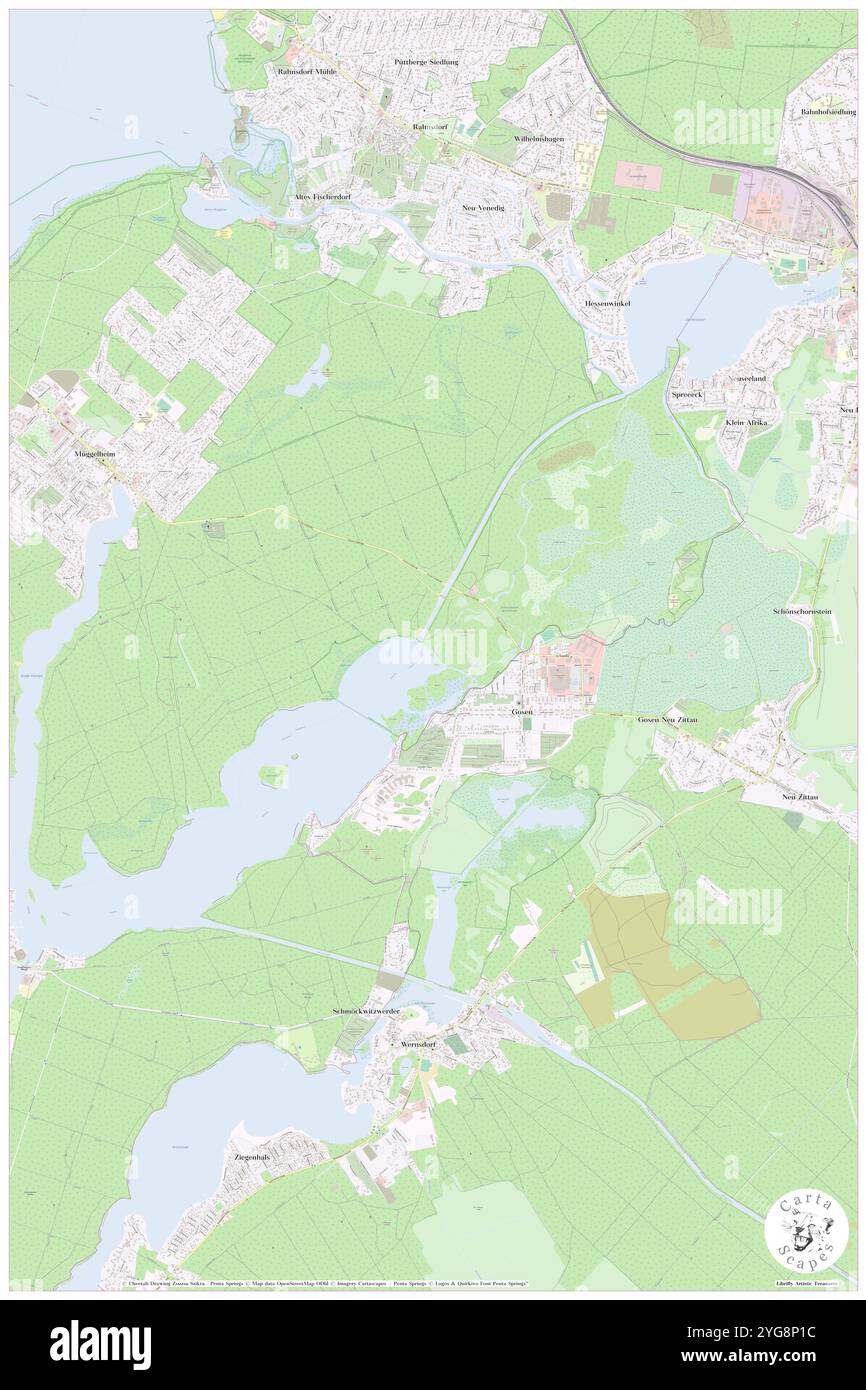 Gosener Graben, DE, Germania, N 52 23' 52'', N 13 42' 7'', mappa, Cartascapes Mappa pubblicata nel 2024. Esplora Cartascapes, una mappa che rivela i diversi paesaggi, culture ed ecosistemi della Terra. Viaggia attraverso il tempo e lo spazio, scoprendo l'interconnessione del passato, del presente e del futuro del nostro pianeta. Foto Stock