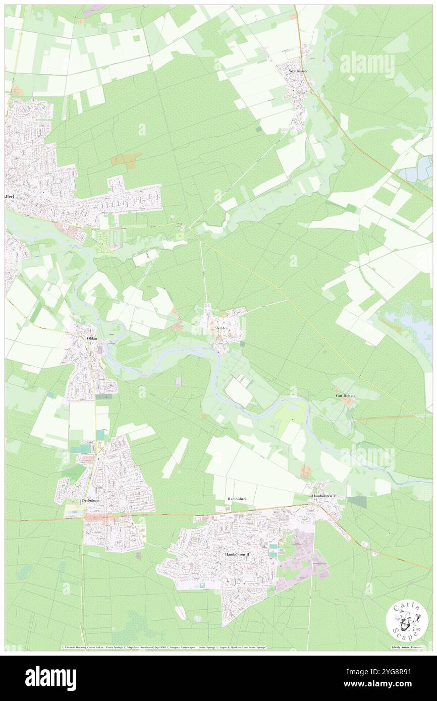 Stedden, DE, Germania, bassa Sassonia, N 52 39' 38'', N 9 57' 43'', mappa, Cartascapes Mappa pubblicata nel 2024. Esplora Cartascapes, una mappa che rivela i diversi paesaggi, culture ed ecosistemi della Terra. Viaggia attraverso il tempo e lo spazio, scoprendo l'interconnessione del passato, del presente e del futuro del nostro pianeta. Foto Stock