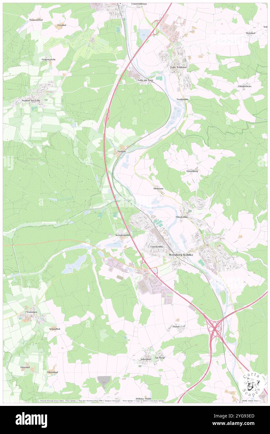 Ehenbach, DE, Germania, Baviera, N 49 32' 59'', N 12 8' 0''', mappa, Cartascapes Mappa pubblicata nel 2024. Esplora Cartascapes, una mappa che rivela i diversi paesaggi, culture ed ecosistemi della Terra. Viaggia attraverso il tempo e lo spazio, scoprendo l'interconnessione del passato, del presente e del futuro del nostro pianeta. Foto Stock