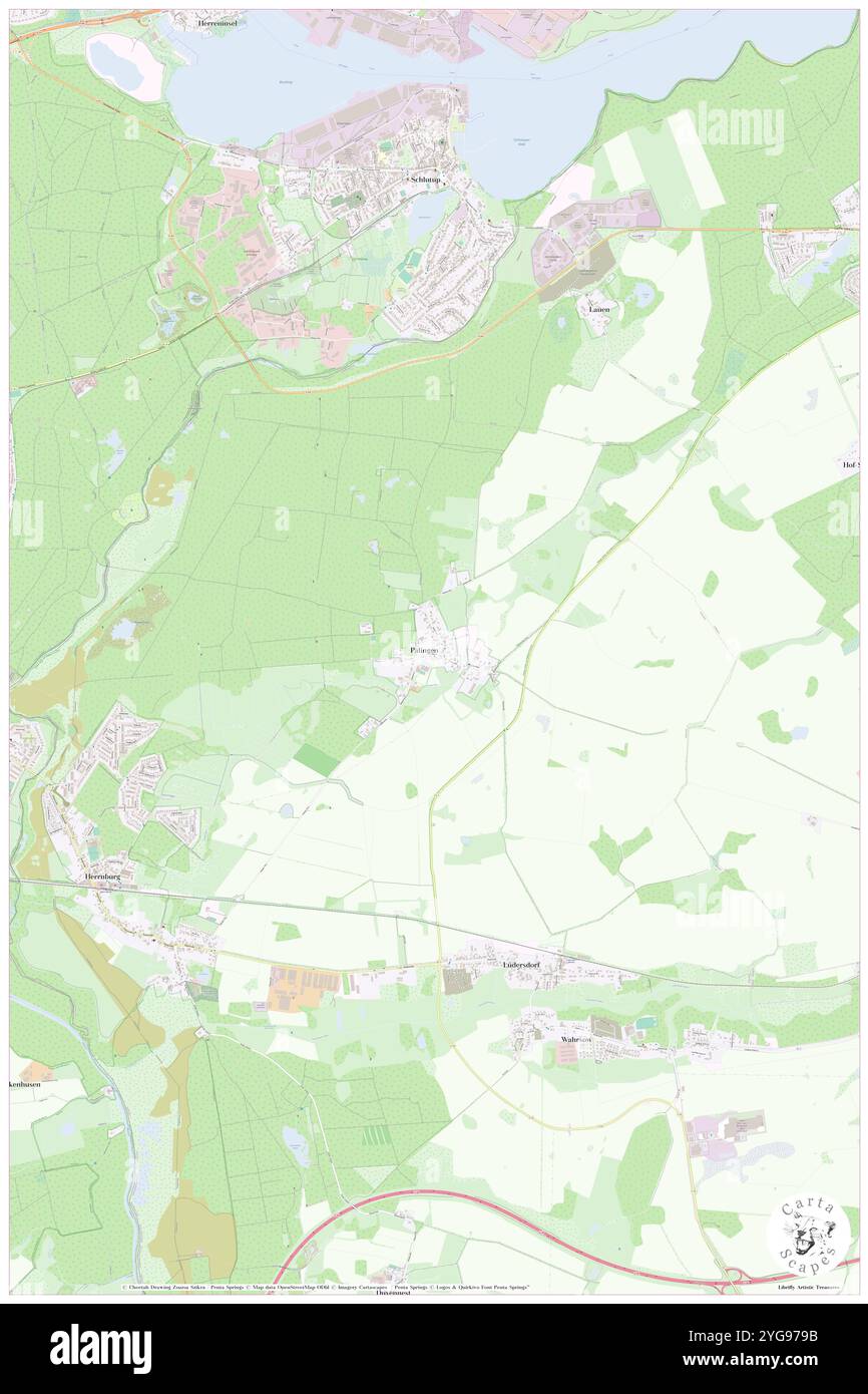 Palingen, DE, Germania, Meclemburgo-Vorpommern, N 53 51' 15'', N 10 47' 55''', mappa, Cartascapes Mappa pubblicata nel 2024. Esplora Cartascapes, una mappa che rivela i diversi paesaggi, culture ed ecosistemi della Terra. Viaggia attraverso il tempo e lo spazio, scoprendo l'interconnessione del passato, del presente e del futuro del nostro pianeta. Foto Stock