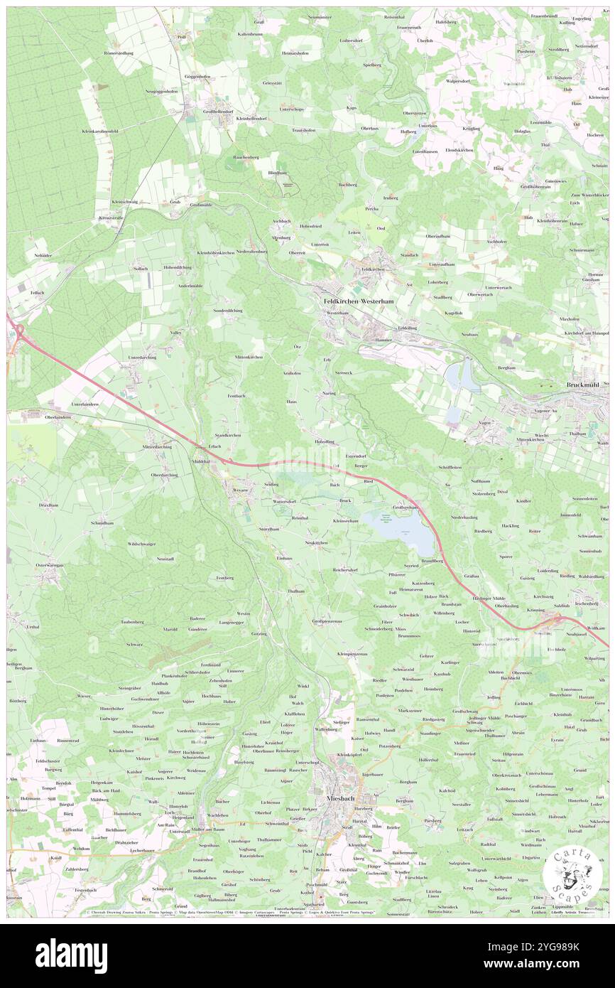 Weyarn, alta Baviera, DE, Germania, Baviera, N 47 52' 0'', N 11 48' 0'', MAP, Cartascapes Map pubblicata nel 2024. Esplora Cartascapes, una mappa che rivela i diversi paesaggi, culture ed ecosistemi della Terra. Viaggia attraverso il tempo e lo spazio, scoprendo l'interconnessione del passato, del presente e del futuro del nostro pianeta. Foto Stock