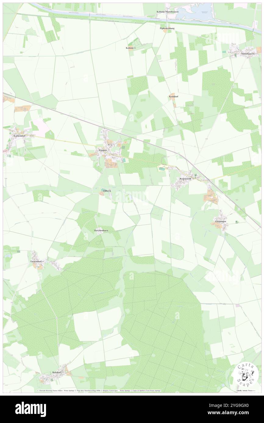 Krummbek, DE, Germania, Sassonia-Anhalt, N 52 22' 57'', N 11 10' 44'', mappa, Cartascapes Mappa pubblicata nel 2024. Esplora Cartascapes, una mappa che rivela i diversi paesaggi, culture ed ecosistemi della Terra. Viaggia attraverso il tempo e lo spazio, scoprendo l'interconnessione del passato, del presente e del futuro del nostro pianeta. Foto Stock