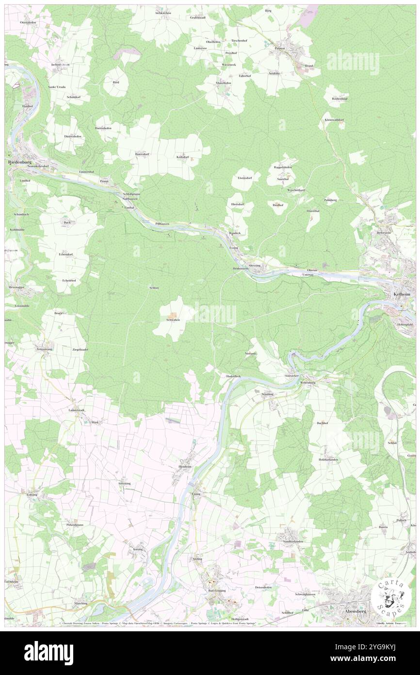 Hienheimer Forst, DE, Germania, Baviera, N 48 54' 57'', N 11 46' 14'', mappa, Cartascapes Mappa pubblicata nel 2024. Esplora Cartascapes, una mappa che rivela i diversi paesaggi, culture ed ecosistemi della Terra. Viaggia attraverso il tempo e lo spazio, scoprendo l'interconnessione del passato, del presente e del futuro del nostro pianeta. Foto Stock