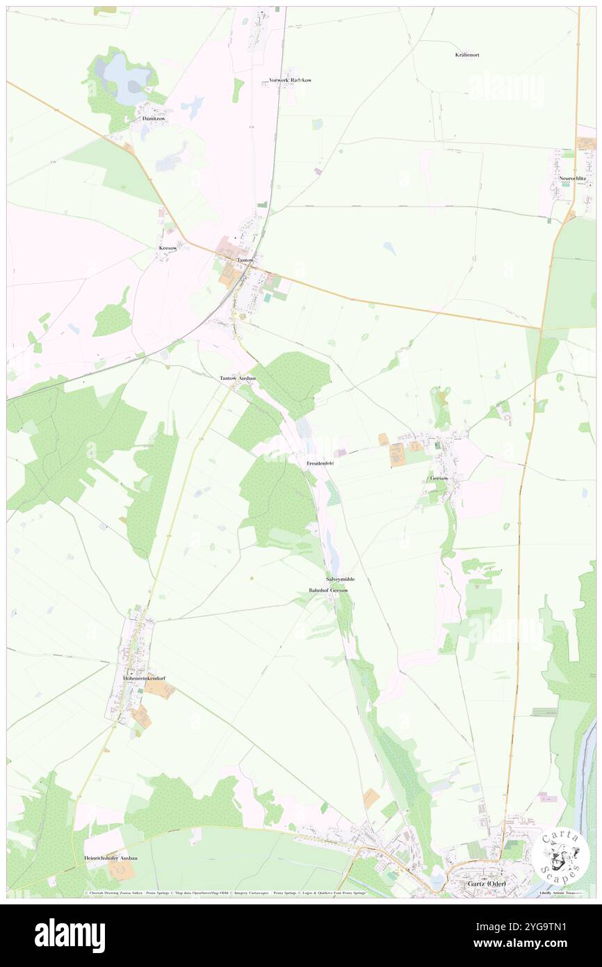 Freudenfeld, DE, Germania, Brandeburgo, N 53 15' 9'', N 14 21' 35''', mappa, Cartascapes Mappa pubblicata nel 2024. Esplora Cartascapes, una mappa che rivela i diversi paesaggi, culture ed ecosistemi della Terra. Viaggia attraverso il tempo e lo spazio, scoprendo l'interconnessione del passato, del presente e del futuro del nostro pianeta. Foto Stock