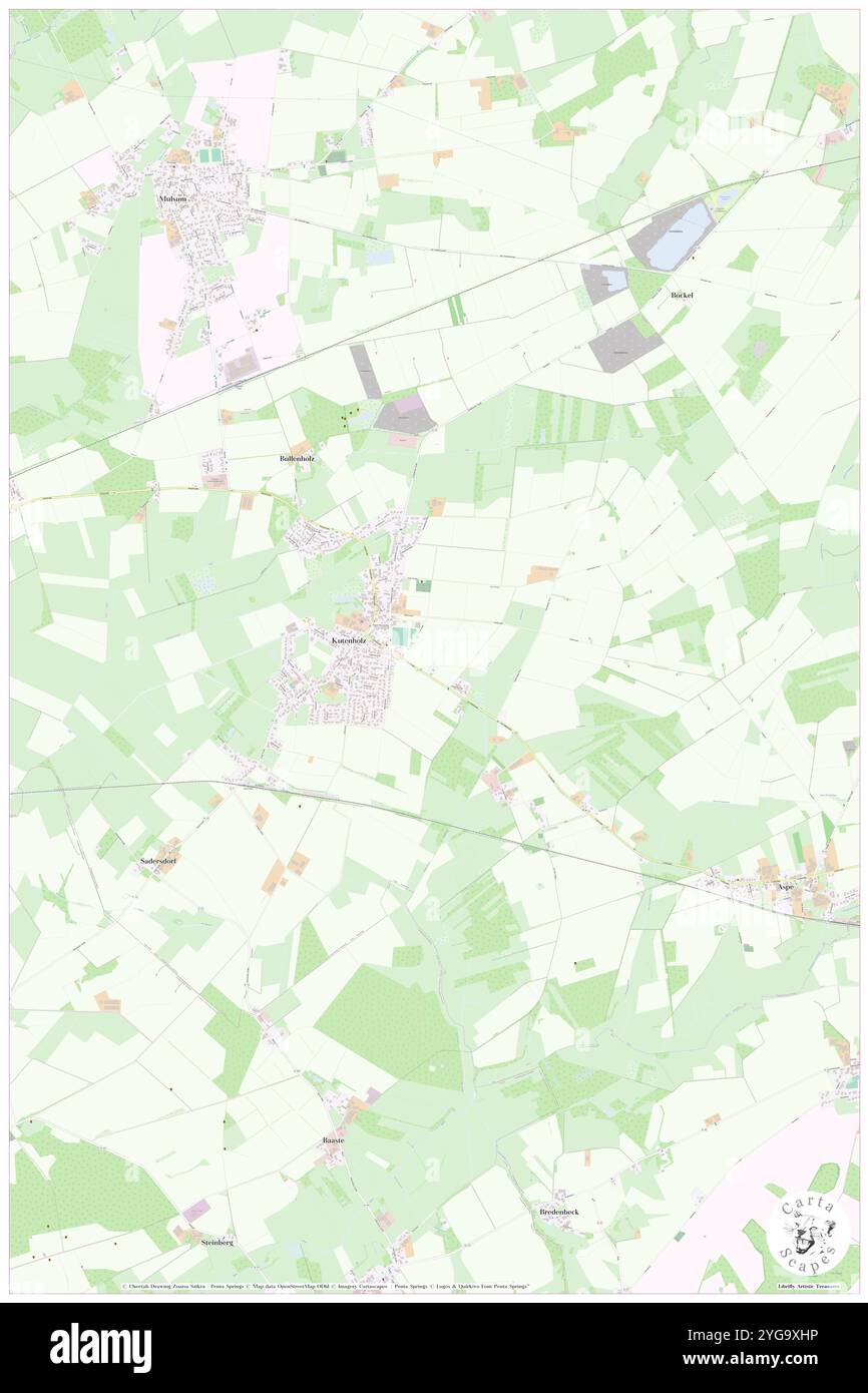 Kutenholz, DE, Germania, bassa Sassonia, N 53 28' 53'', N 9 19' 16'', mappa, Cartascapes Mappa pubblicata nel 2024. Esplora Cartascapes, una mappa che rivela i diversi paesaggi, culture ed ecosistemi della Terra. Viaggia attraverso il tempo e lo spazio, scoprendo l'interconnessione del passato, del presente e del futuro del nostro pianeta. Foto Stock