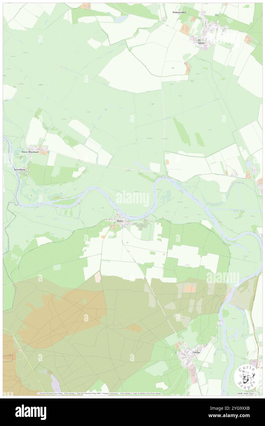 Rohrwerder, DE, Germania, Brandeburgo, N 52 40' 0'', N 12 16' 59'', mappa, Cartascapes Mappa pubblicata nel 2024. Esplora Cartascapes, una mappa che rivela i diversi paesaggi, culture ed ecosistemi della Terra. Viaggia attraverso il tempo e lo spazio, scoprendo l'interconnessione del passato, del presente e del futuro del nostro pianeta. Foto Stock