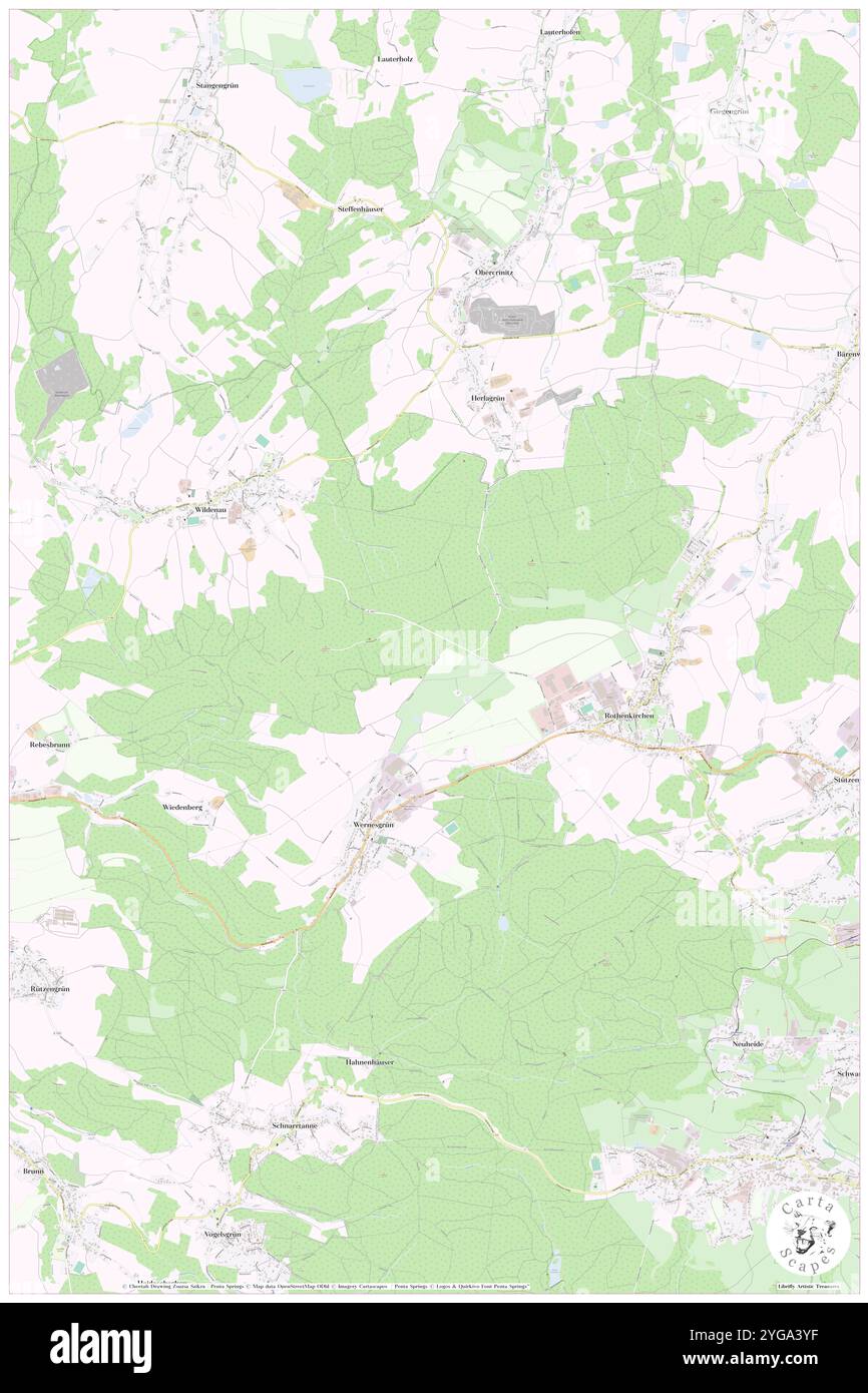 Steinberg, DE, Germania, Sassonia, N 50 49' 59'', N 12 43' 59'', mappa, Cartascapes Mappa pubblicata nel 2024. Esplora Cartascapes, una mappa che rivela i diversi paesaggi, culture ed ecosistemi della Terra. Viaggia attraverso il tempo e lo spazio, scoprendo l'interconnessione del passato, del presente e del futuro del nostro pianeta. Foto Stock