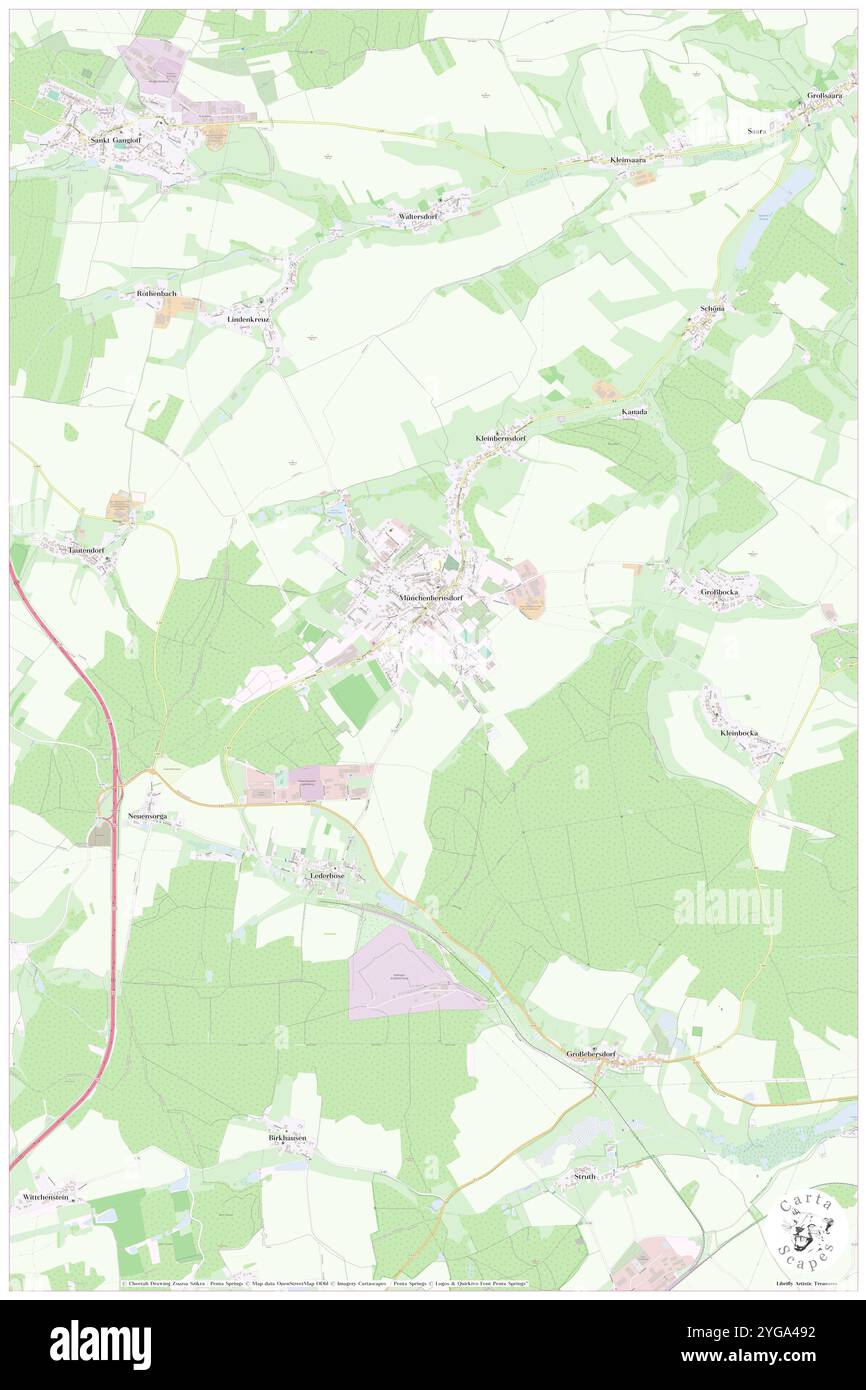 Fabelsberg, DE, Germania, Turingia, N 50 49' 0'', N 11 55' 59'', mappa, Cartascapes Mappa pubblicata nel 2024. Esplora Cartascapes, una mappa che rivela i diversi paesaggi, culture ed ecosistemi della Terra. Viaggia attraverso il tempo e lo spazio, scoprendo l'interconnessione del passato, del presente e del futuro del nostro pianeta. Foto Stock