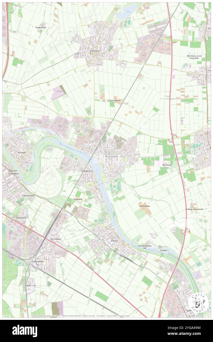 Stadtbibliothek Ladenburg, regione di Karlsruhe, DE, Germania, Baden-Wurttemberg, N 49 28' 16'', N 8 36' 29'', MAP, Cartascapes Map pubblicata nel 2024. Esplora Cartascapes, una mappa che rivela i diversi paesaggi, culture ed ecosistemi della Terra. Viaggia attraverso il tempo e lo spazio, scoprendo l'interconnessione del passato, del presente e del futuro del nostro pianeta. Foto Stock