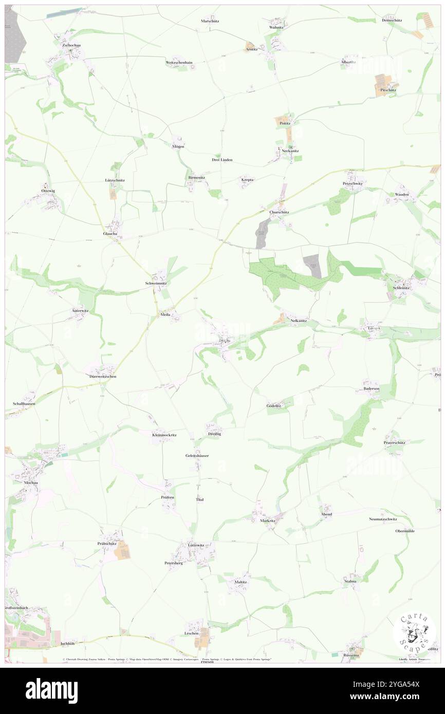 Beicha, DE, Germania, Sassonia, N 51 9' 23'', N 13' 54'', mappa, Cartascapes Mappa pubblicata nel 2024. Esplora Cartascapes, una mappa che rivela i diversi paesaggi, culture ed ecosistemi della Terra. Viaggia attraverso il tempo e lo spazio, scoprendo l'interconnessione del passato, del presente e del futuro del nostro pianeta. Foto Stock