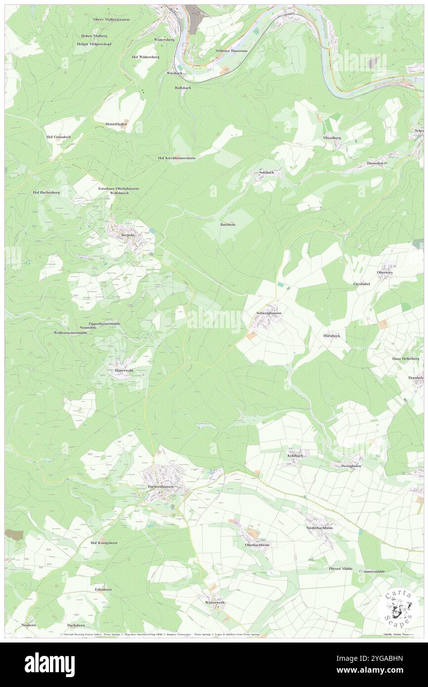 Oberhorst, DE, Germania, Rheinland-Pfalz, N 50 16' 47'', N 7 44' 21''', mappa, Cartascapes Mappa pubblicata nel 2024. Esplora Cartascapes, una mappa che rivela i diversi paesaggi, culture ed ecosistemi della Terra. Viaggia attraverso il tempo e lo spazio, scoprendo l'interconnessione del passato, del presente e del futuro del nostro pianeta. Foto Stock