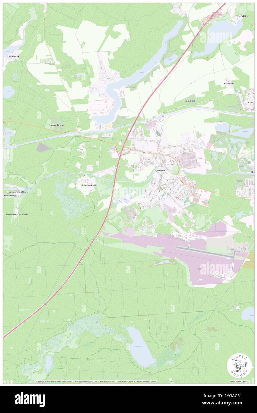 Finowfurt, DE, Germania, Brandeburgo, N 52 50' 57'', N 13 40' 57'', mappa, Cartascapes Mappa pubblicata nel 2024. Esplora Cartascapes, una mappa che rivela i diversi paesaggi, culture ed ecosistemi della Terra. Viaggia attraverso il tempo e lo spazio, scoprendo l'interconnessione del passato, del presente e del futuro del nostro pianeta. Foto Stock