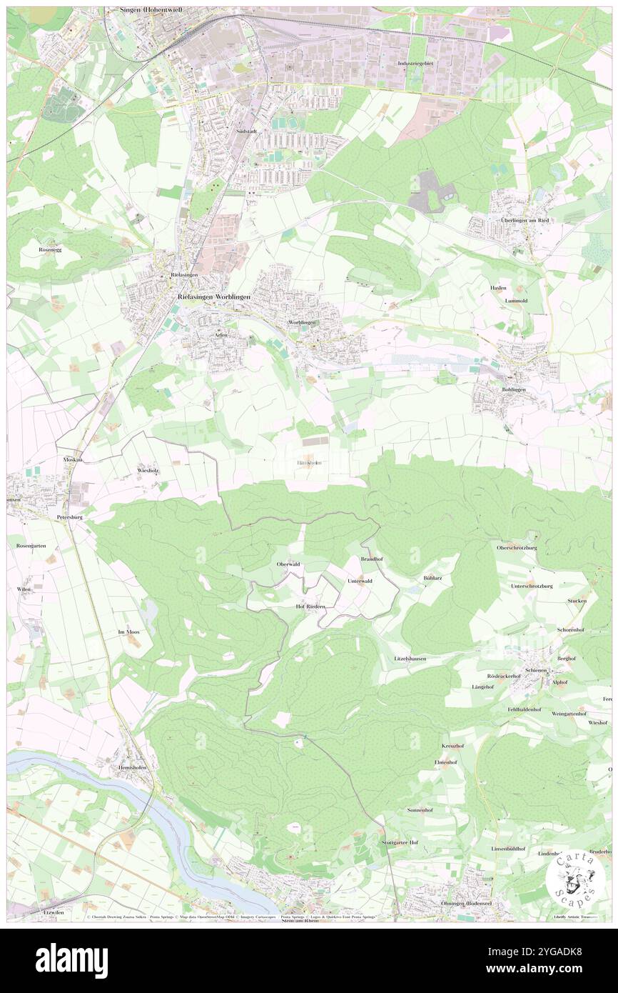 Hittisheim, regione di Friburgo, DE, Germania, Baden-Wurttemberg, N 47 42' 38'', N 8 51' 40'', MAP, Cartascapes Map pubblicata nel 2024. Esplora Cartascapes, una mappa che rivela i diversi paesaggi, culture ed ecosistemi della Terra. Viaggia attraverso il tempo e lo spazio, scoprendo l'interconnessione del passato, del presente e del futuro del nostro pianeta. Foto Stock