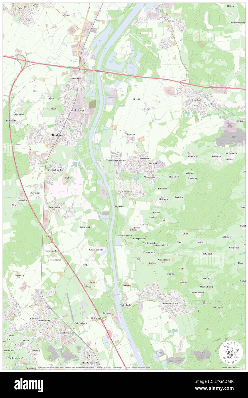 Gasteig, alta Baviera, DE, Germania, Baviera, N 47 46' 29'', N 12 8' 15'', MAP, Cartascapes Map pubblicata nel 2024. Esplora Cartascapes, una mappa che rivela i diversi paesaggi, culture ed ecosistemi della Terra. Viaggia attraverso il tempo e lo spazio, scoprendo l'interconnessione del passato, del presente e del futuro del nostro pianeta. Foto Stock