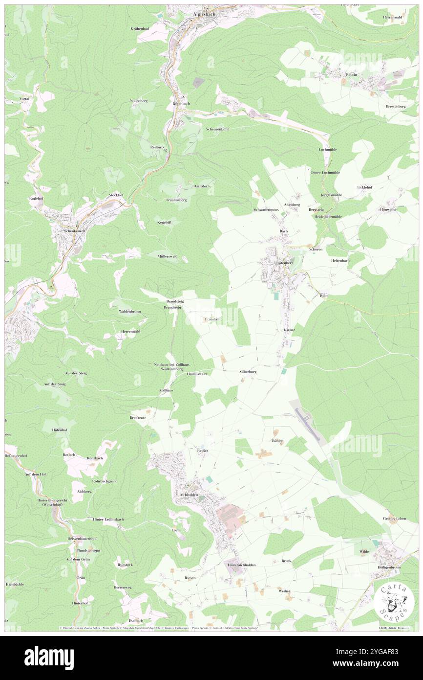 Etzenbuhl, regione di Friburgo, DE, Germania, Baden-Wurttemberg, N 48 17' 47'', N 8 24' 18'', MAP, Cartascapes Map pubblicata nel 2024. Esplora Cartascapes, una mappa che rivela i diversi paesaggi, culture ed ecosistemi della Terra. Viaggia attraverso il tempo e lo spazio, scoprendo l'interconnessione del passato, del presente e del futuro del nostro pianeta. Foto Stock