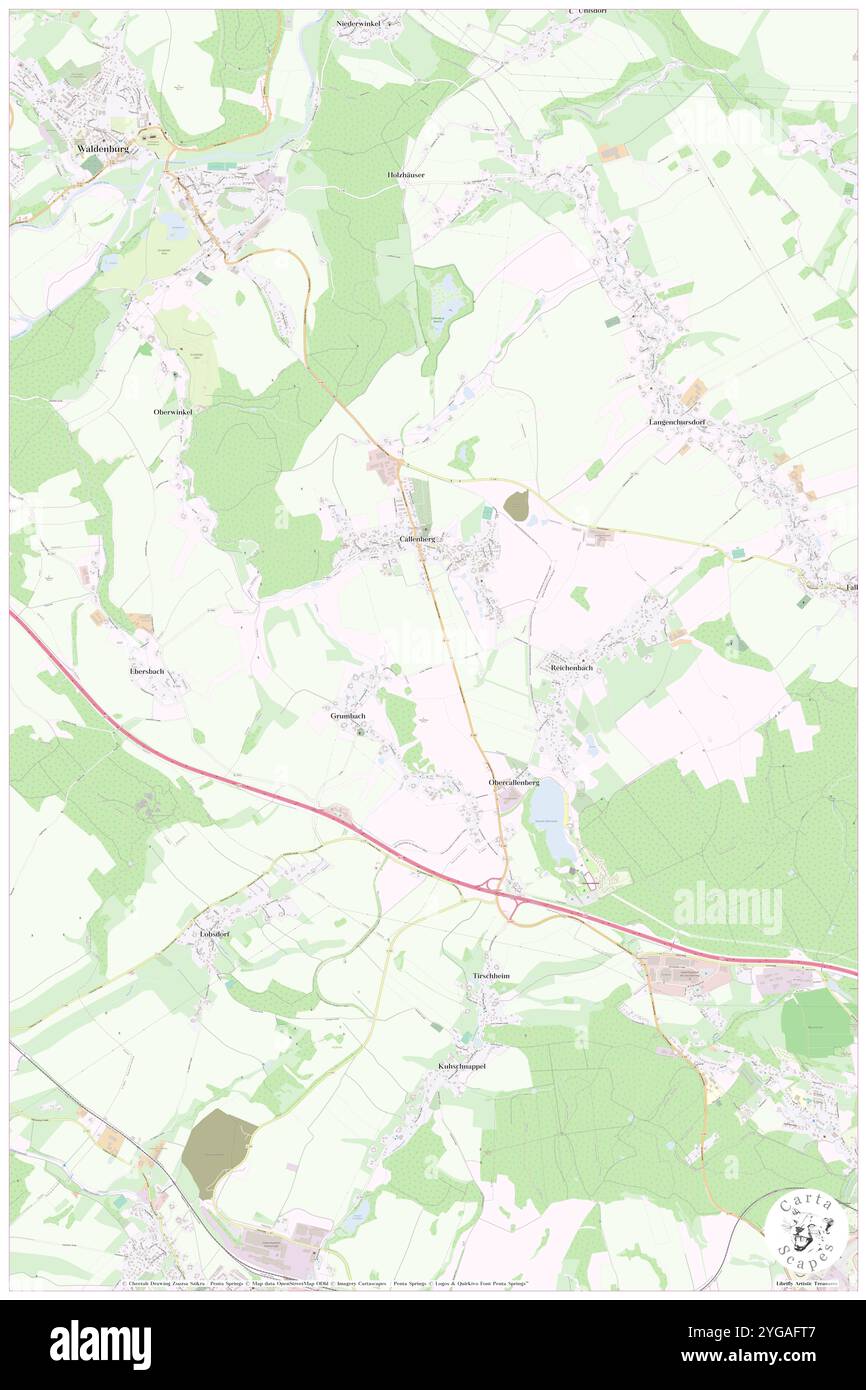 Callenberg, DE, Germania, Sassonia, N 50 51' 0'', N 12 37' 59'', mappa, Cartascapes Mappa pubblicata nel 2024. Esplora Cartascapes, una mappa che rivela i diversi paesaggi, culture ed ecosistemi della Terra. Viaggia attraverso il tempo e lo spazio, scoprendo l'interconnessione del passato, del presente e del futuro del nostro pianeta. Foto Stock