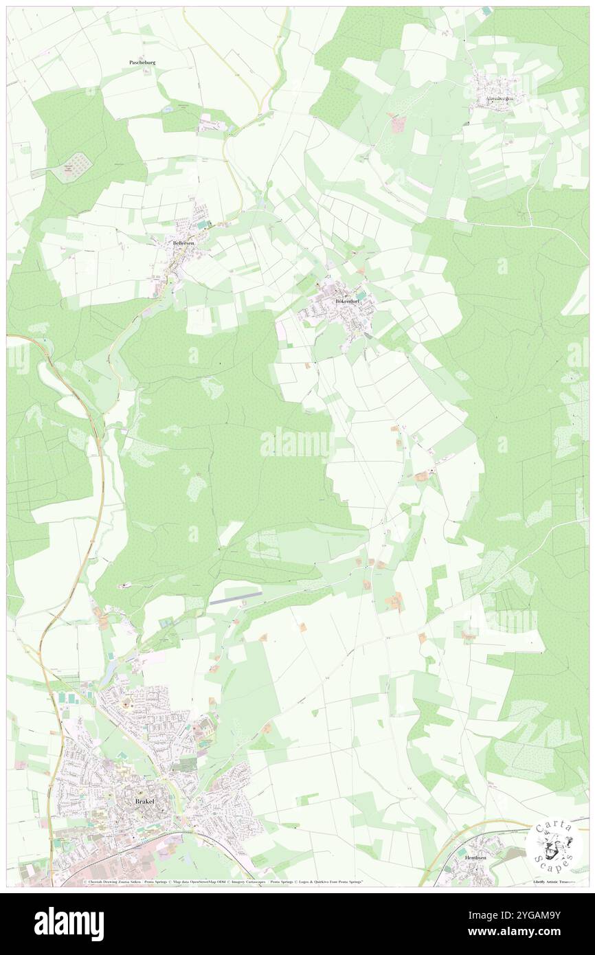 Kapenberg II, DE, Germania, bassa Sassonia, N 51 45' 17'', N 9 12' 38'', mappa, Cartascapes Mappa pubblicata nel 2024. Esplora Cartascapes, una mappa che rivela i diversi paesaggi, culture ed ecosistemi della Terra. Viaggia attraverso il tempo e lo spazio, scoprendo l'interconnessione del passato, del presente e del futuro del nostro pianeta. Foto Stock