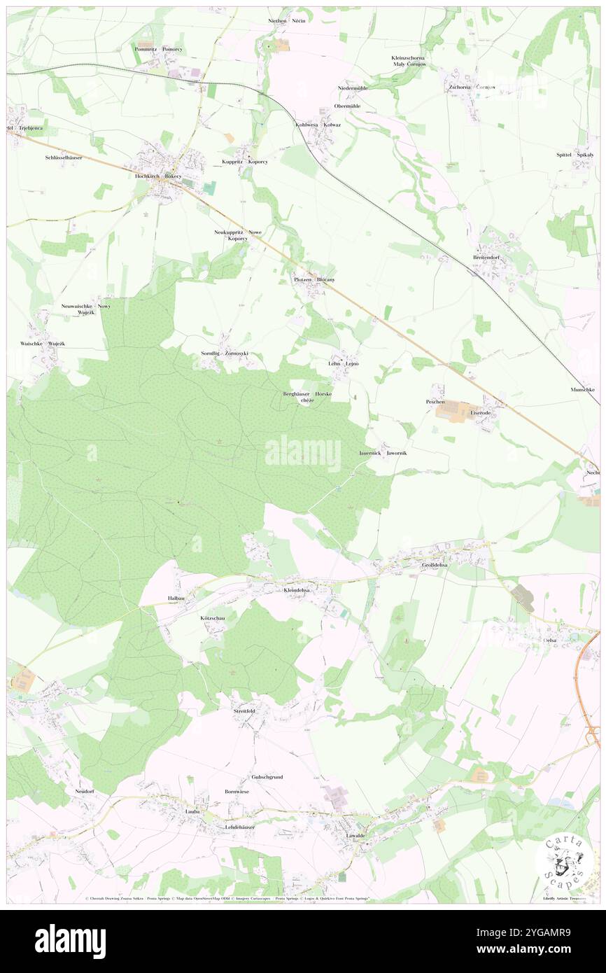 Richtersberg, DE, Germania, Sassonia, N 51 7' 9'', N 14 35' 36'', mappa, Cartascapes Mappa pubblicata nel 2024. Esplora Cartascapes, una mappa che rivela i diversi paesaggi, culture ed ecosistemi della Terra. Viaggia attraverso il tempo e lo spazio, scoprendo l'interconnessione del passato, del presente e del futuro del nostro pianeta. Foto Stock