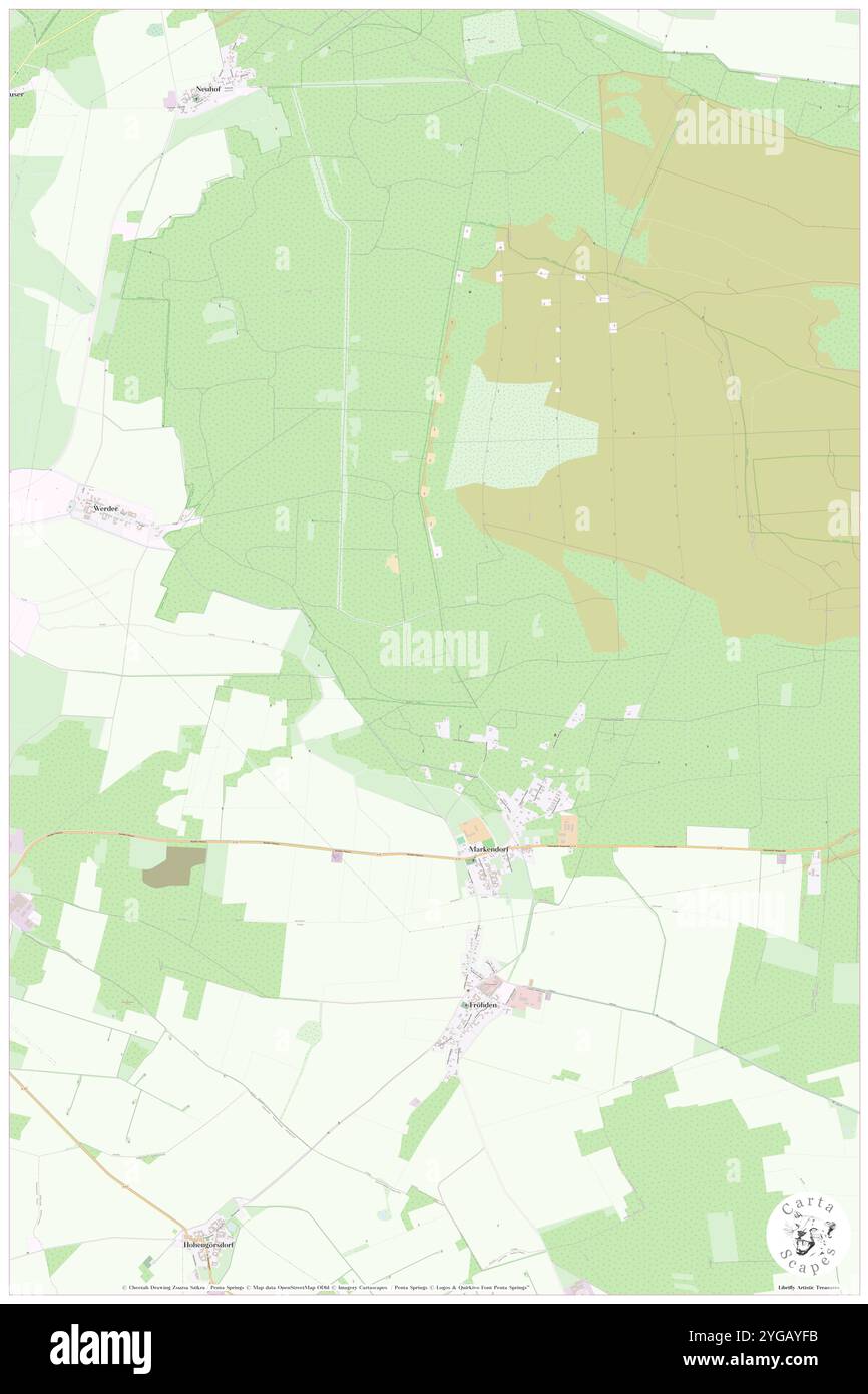 Krienschberg, DE, Germania, Brandeburgo, N 52 0' 0'', N 13 10' 0'', mappa, Cartascapes Mappa pubblicata nel 2024. Esplora Cartascapes, una mappa che rivela i diversi paesaggi, culture ed ecosistemi della Terra. Viaggia attraverso il tempo e lo spazio, scoprendo l'interconnessione del passato, del presente e del futuro del nostro pianeta. Foto Stock