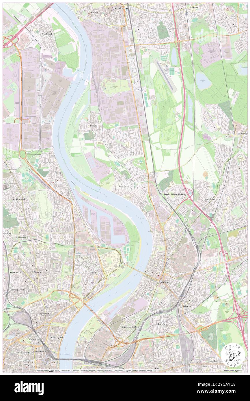 City Class Europa am Dom, Regierungsbezirk Köln, DE, Germania, Renania settentrionale-Vestfalia, N 50 59' 9'', N 6 59' 24''', MAP, Cartascapes Map pubblicata nel 2024. Esplora Cartascapes, una mappa che rivela i diversi paesaggi, culture ed ecosistemi della Terra. Viaggia attraverso il tempo e lo spazio, scoprendo l'interconnessione del passato, del presente e del futuro del nostro pianeta. Foto Stock