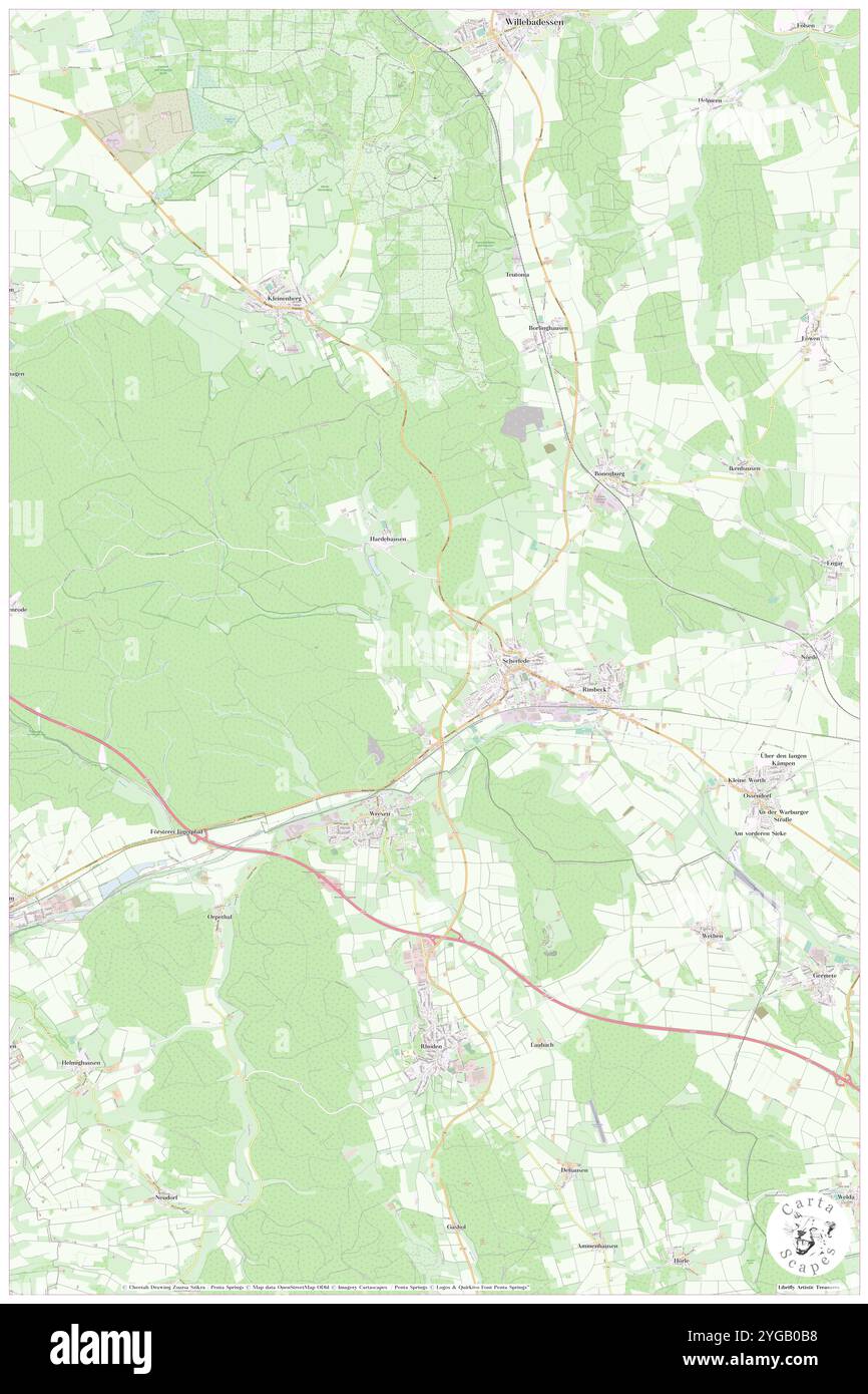 Goldberg, DE, Germania, Turingia, N 50 48' 52'', N 10 45' 6'', mappa, Cartascapes Mappa pubblicata nel 2024. Esplora Cartascapes, una mappa che rivela i diversi paesaggi, culture ed ecosistemi della Terra. Viaggia attraverso il tempo e lo spazio, scoprendo l'interconnessione del passato, del presente e del futuro del nostro pianeta. Foto Stock